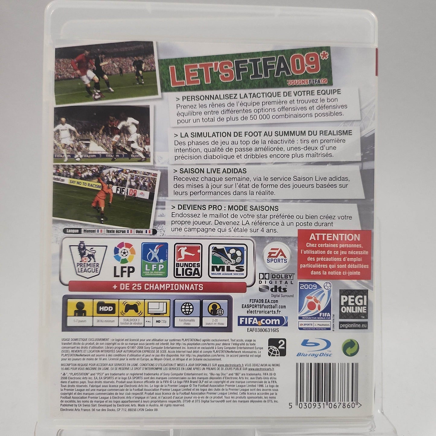 FIFA 09 French Editie Playstation 3 - Feniks Gameshop