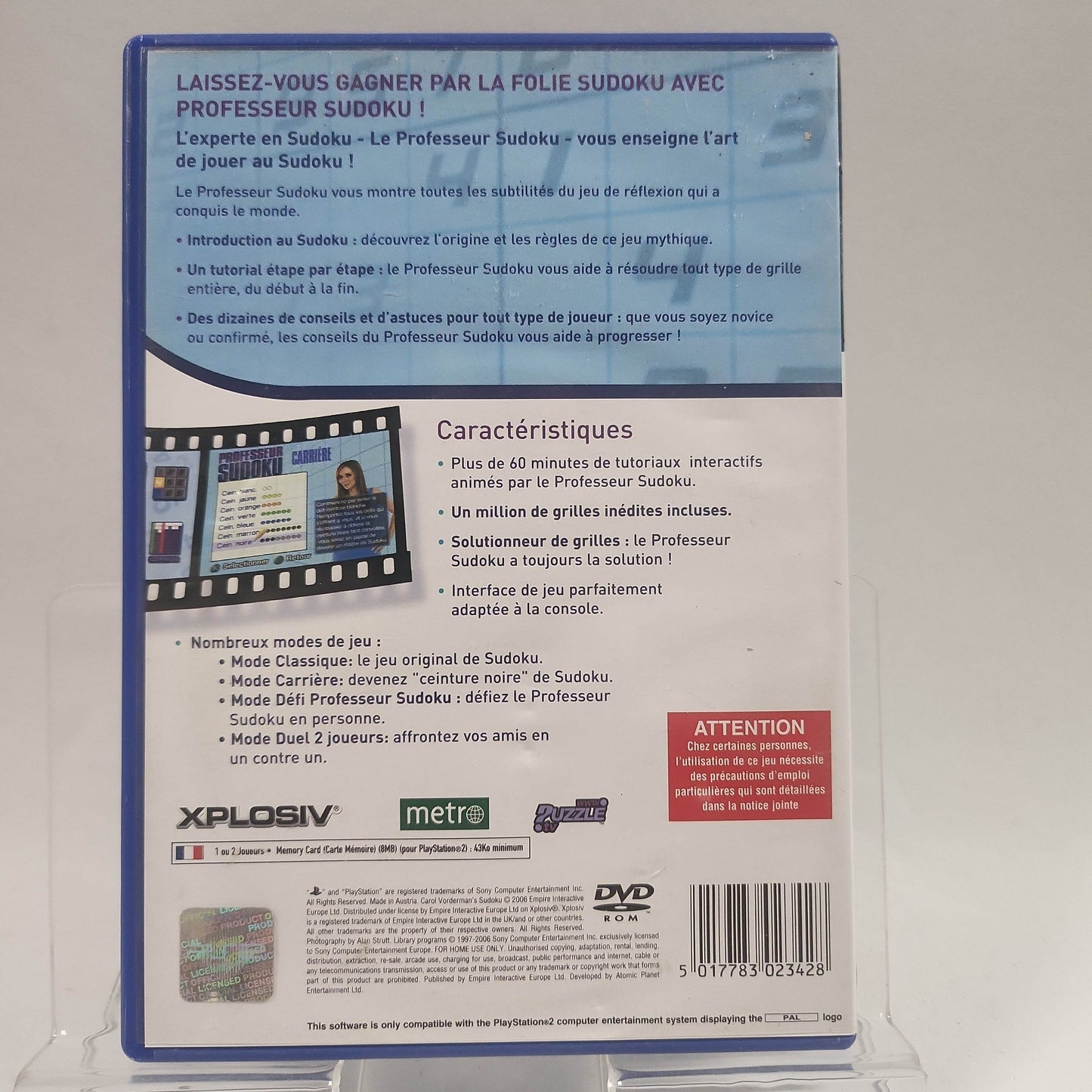 Professeur Sudoku Playstation 2 - Feniks Gameshop