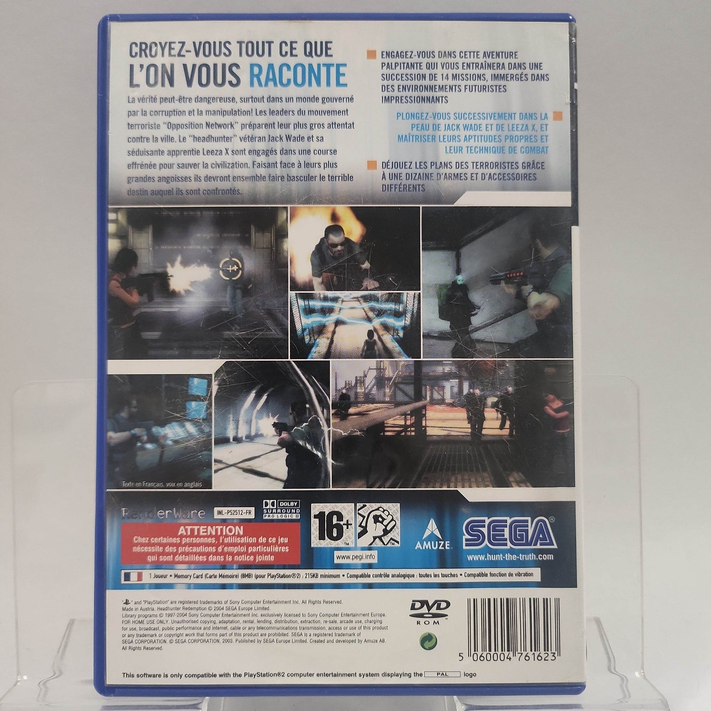 Headhunter Redemption (No Book) PlayStation 2 - Feniks Gameshop