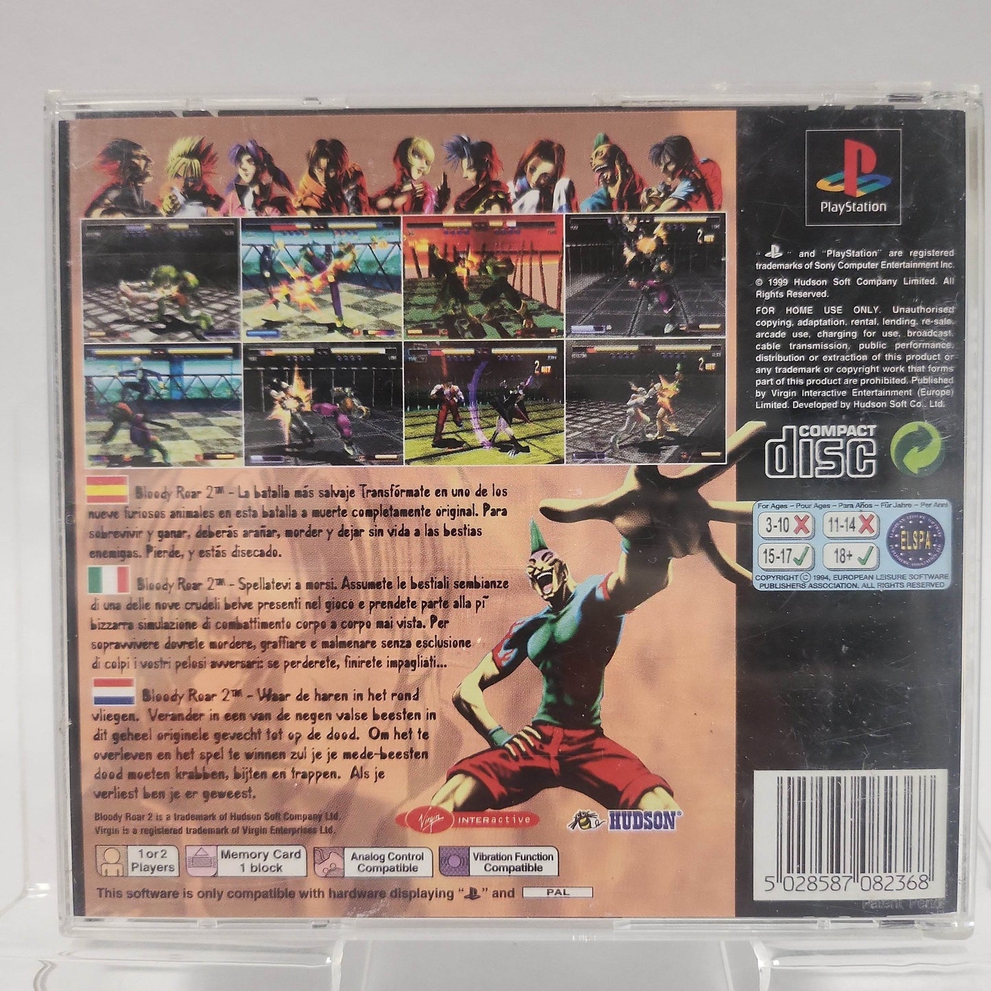 Bloody Roar 2 Playstation 1 - Feniks Gameshop