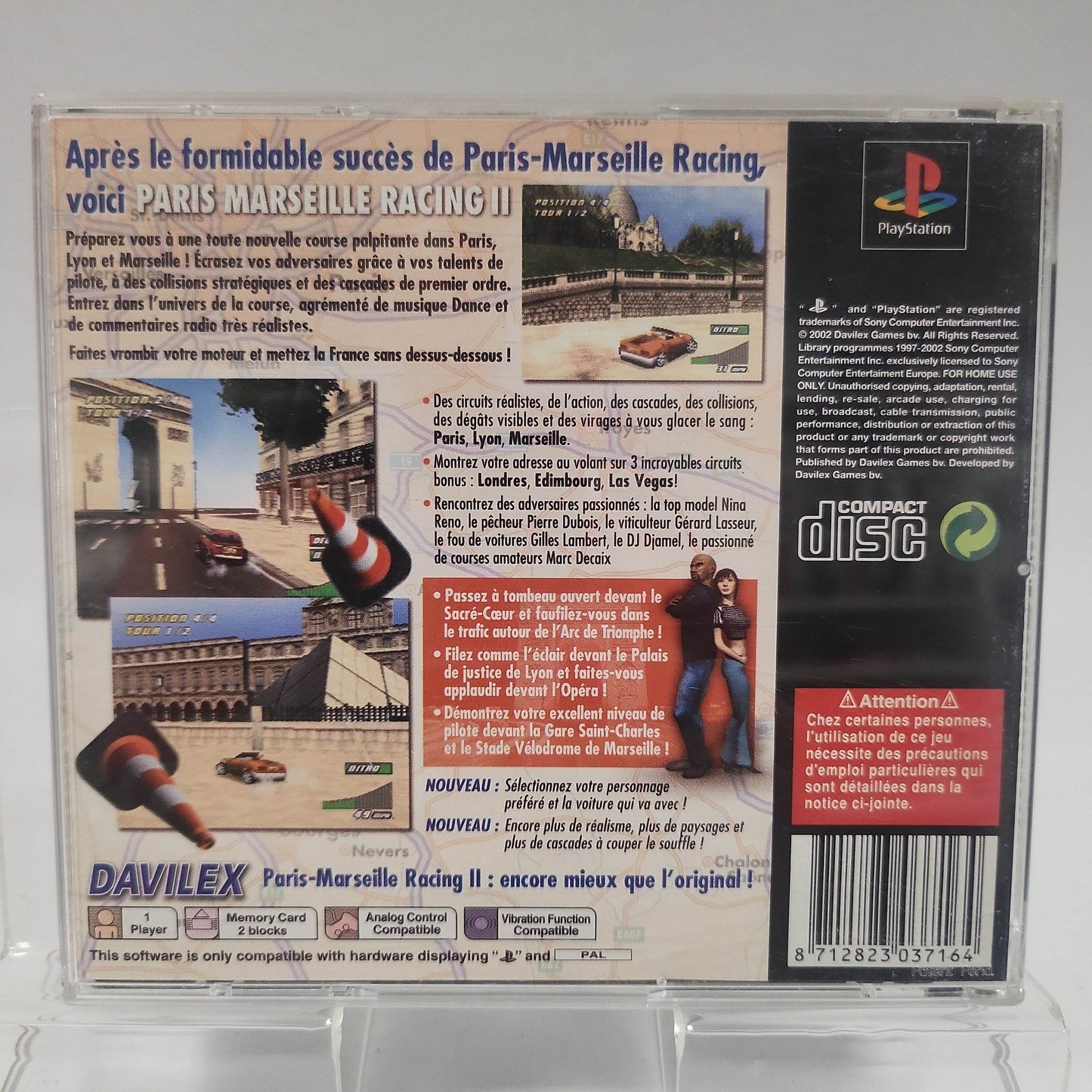 Paris-Marseille Racing II Playstation 1 - Feniks Gameshop