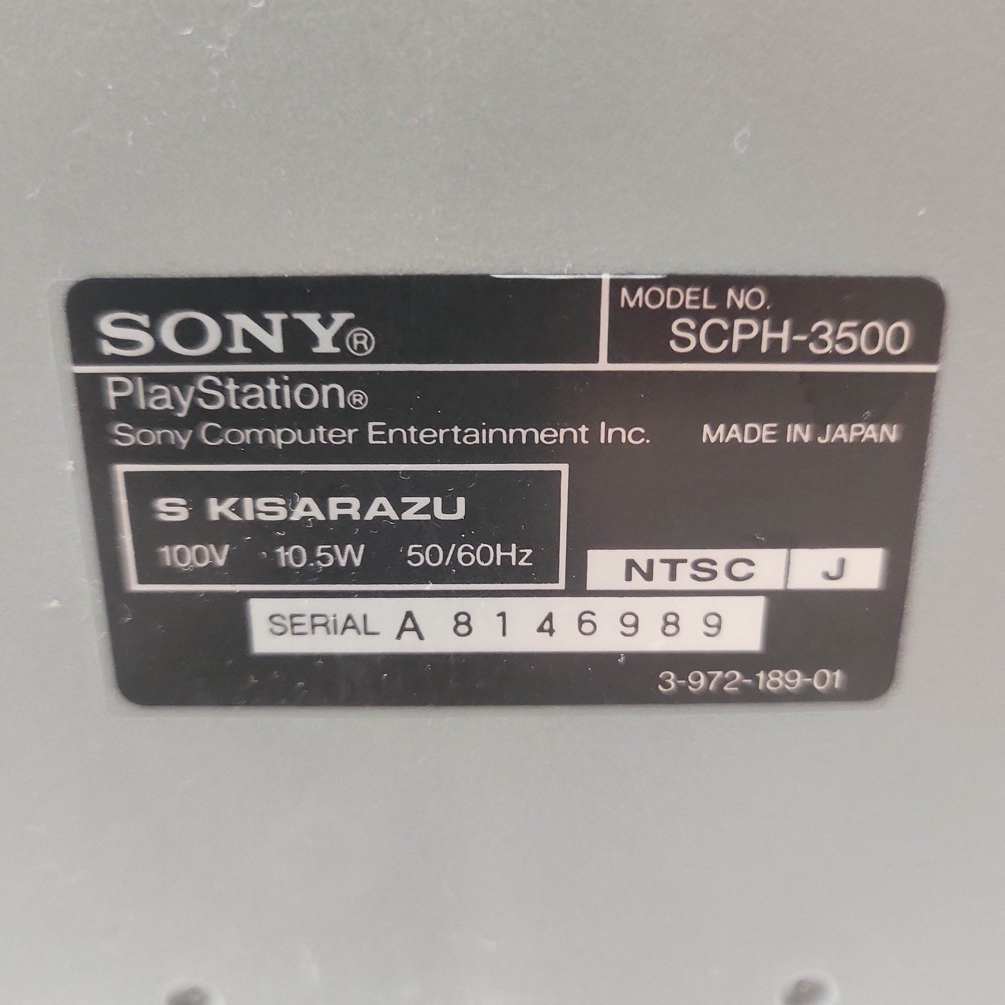 Japanse Playstation 1 (SCPH-3500) - Feniks Gameshop