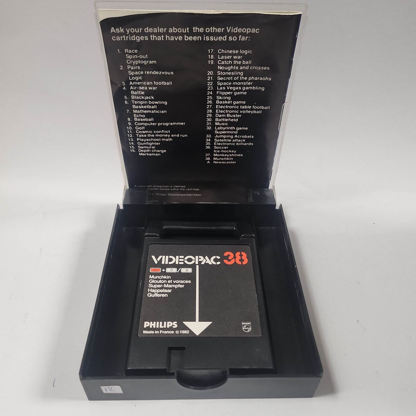 Philips Videopac 38 Munchkin Boxed - Feniks Gameshop