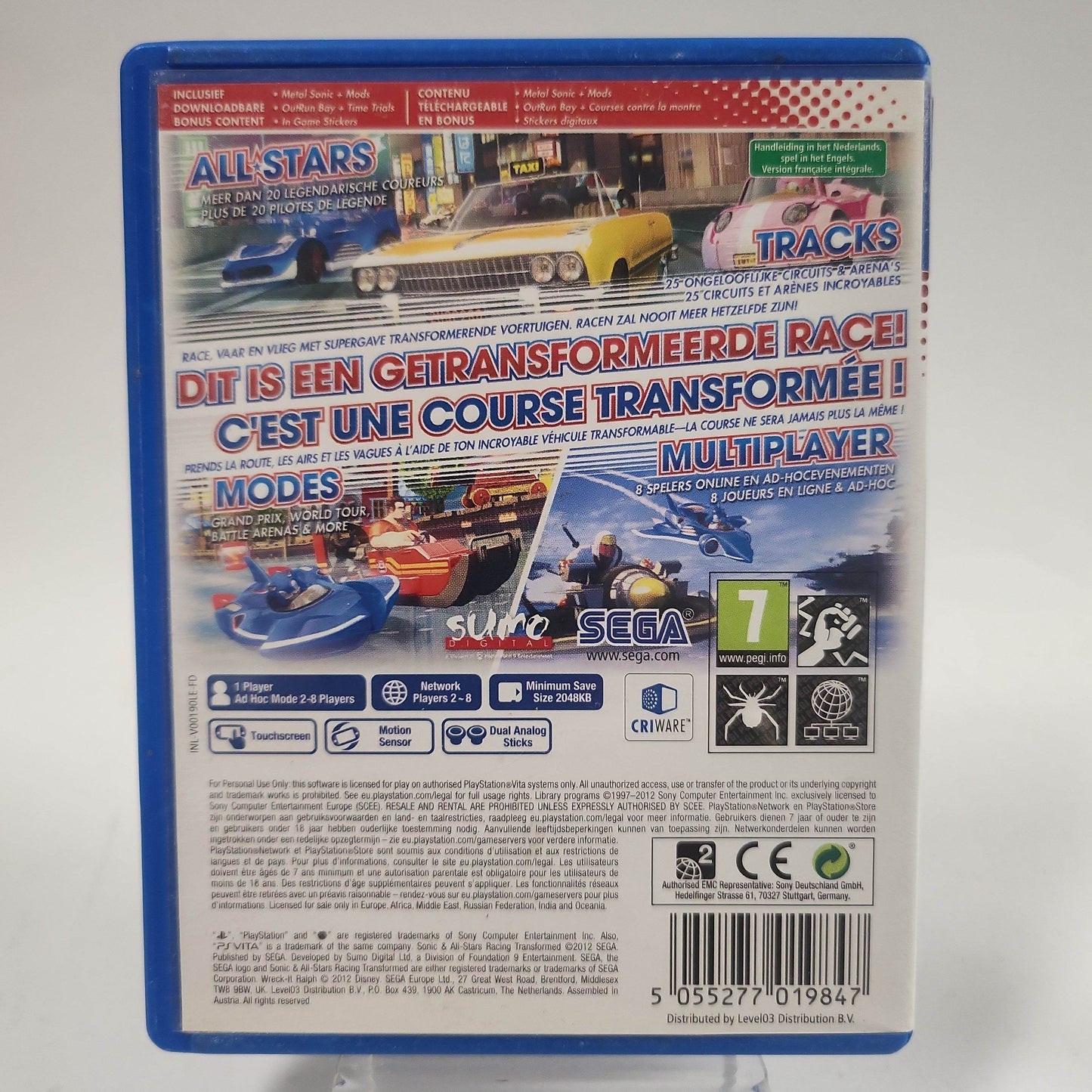 Sonic All-stars Racing Transformed Lim. Playstation Vita - Feniks Gameshop