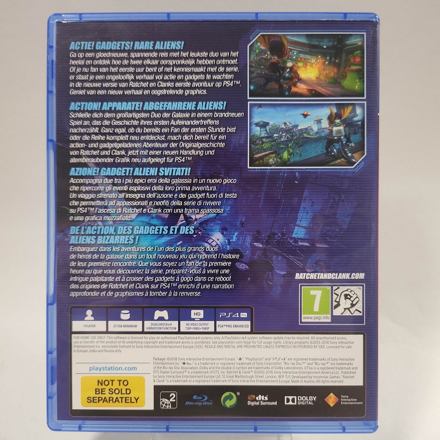 Ratchet & Clank Playstation 4 - Feniks Gameshop