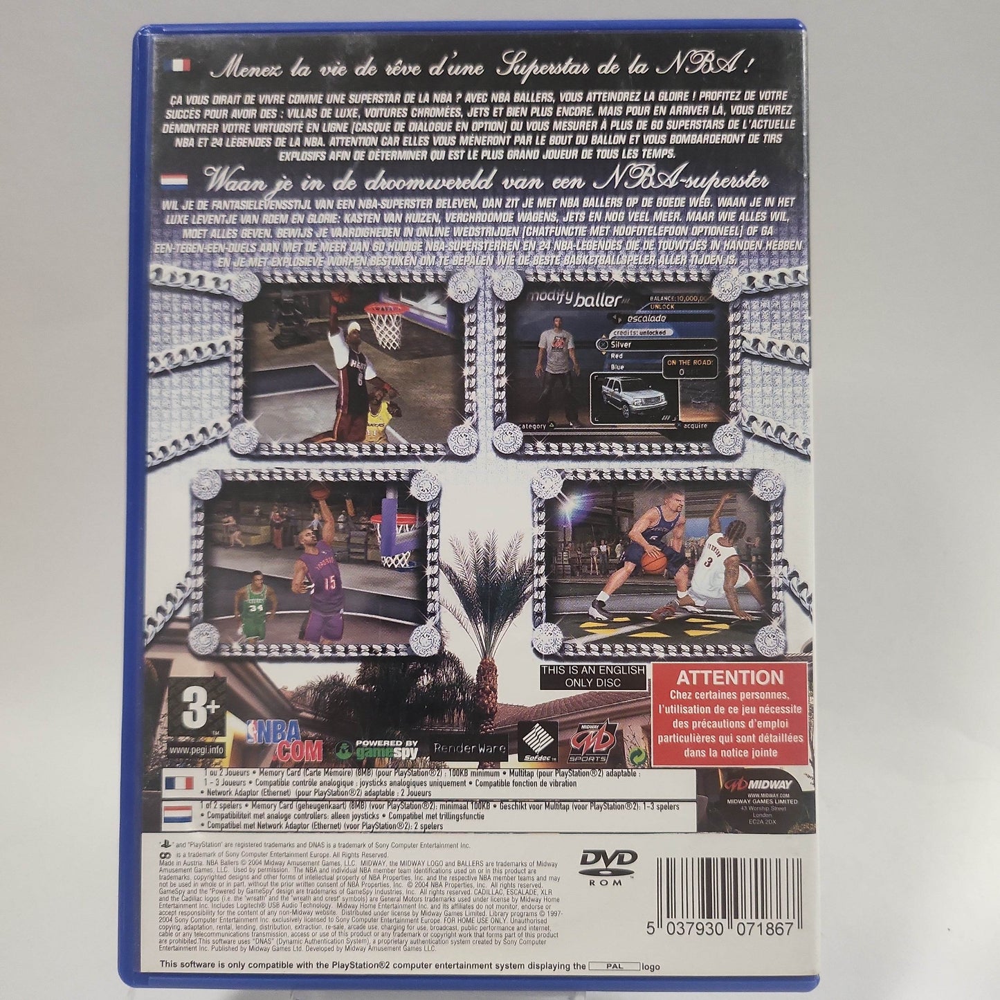 NBA Ballers (No Book) Playstation 2 - Feniks Gameshop