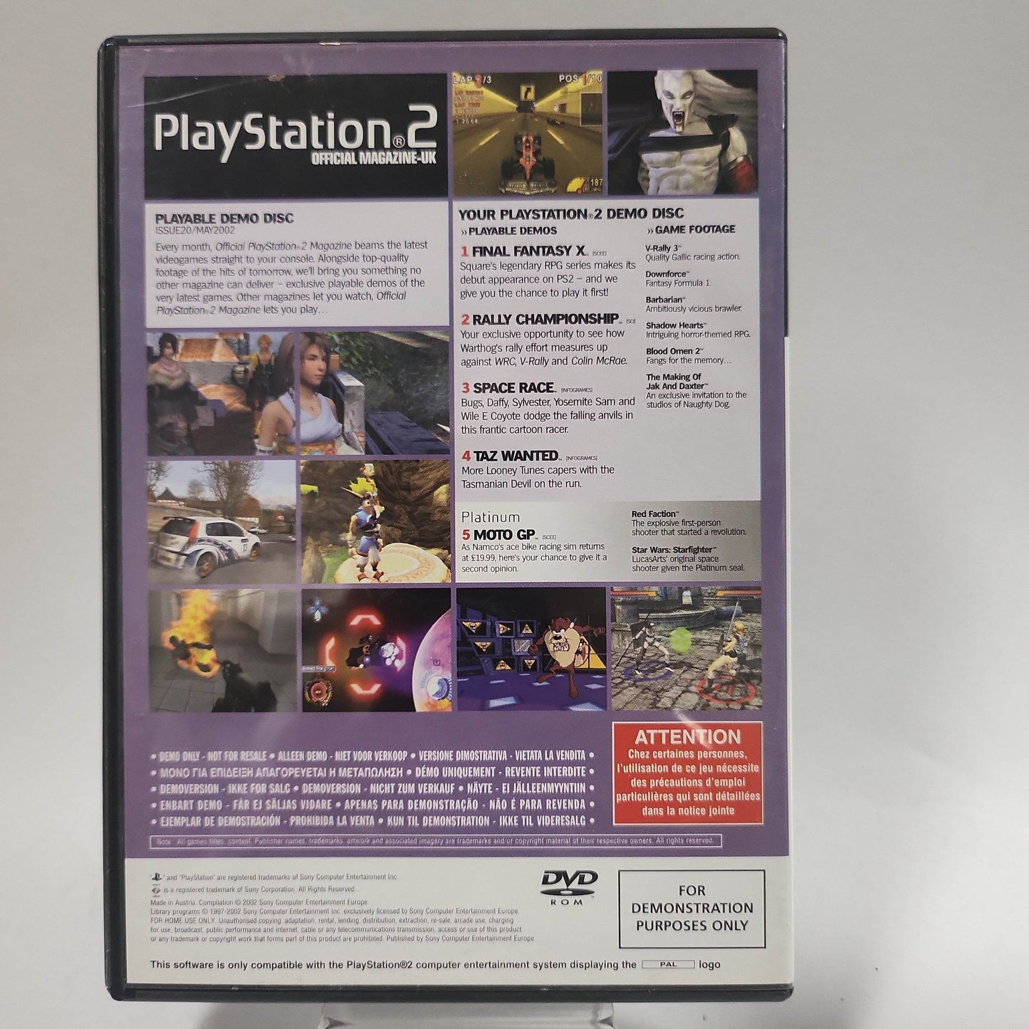 Ops2m Demo 22/ Eur Playstation 2 - Feniks Gameshop