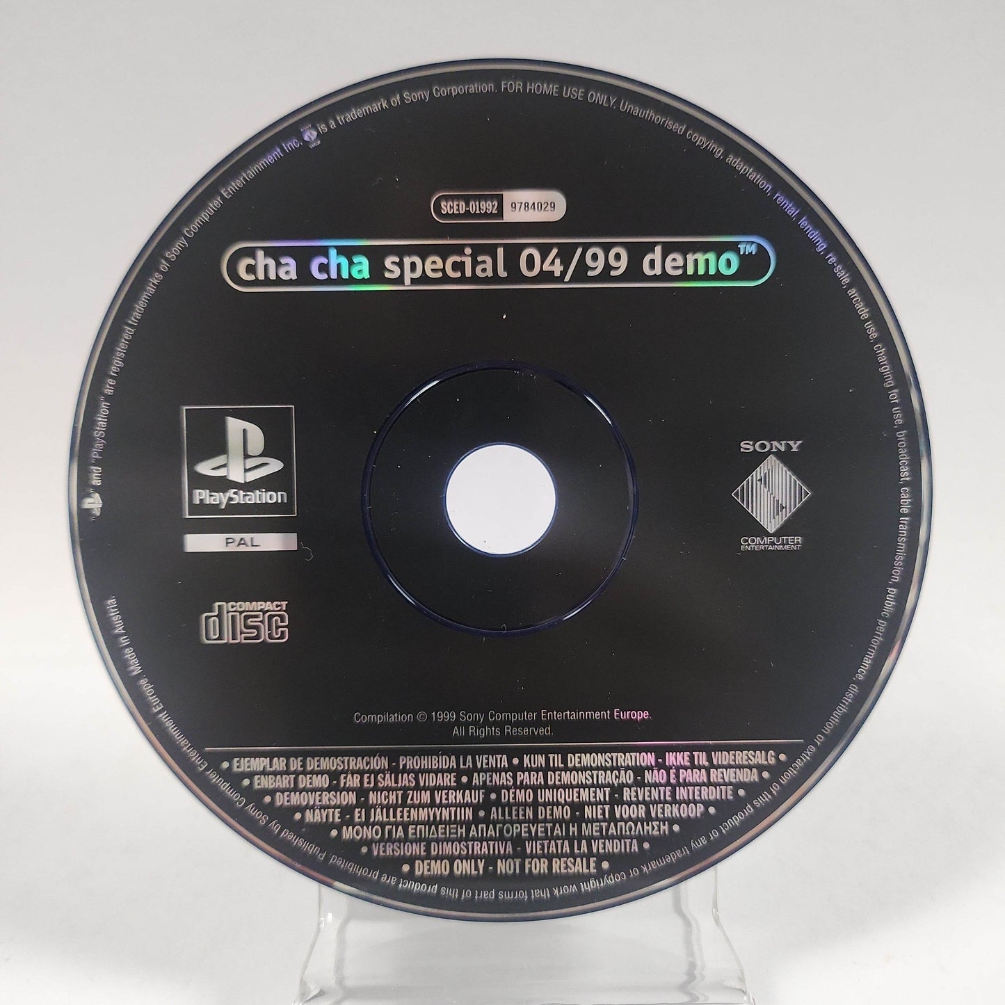 Cha Cha Special 04/99 Demo (Disc Only) Playstation 1 - Feniks Gameshop