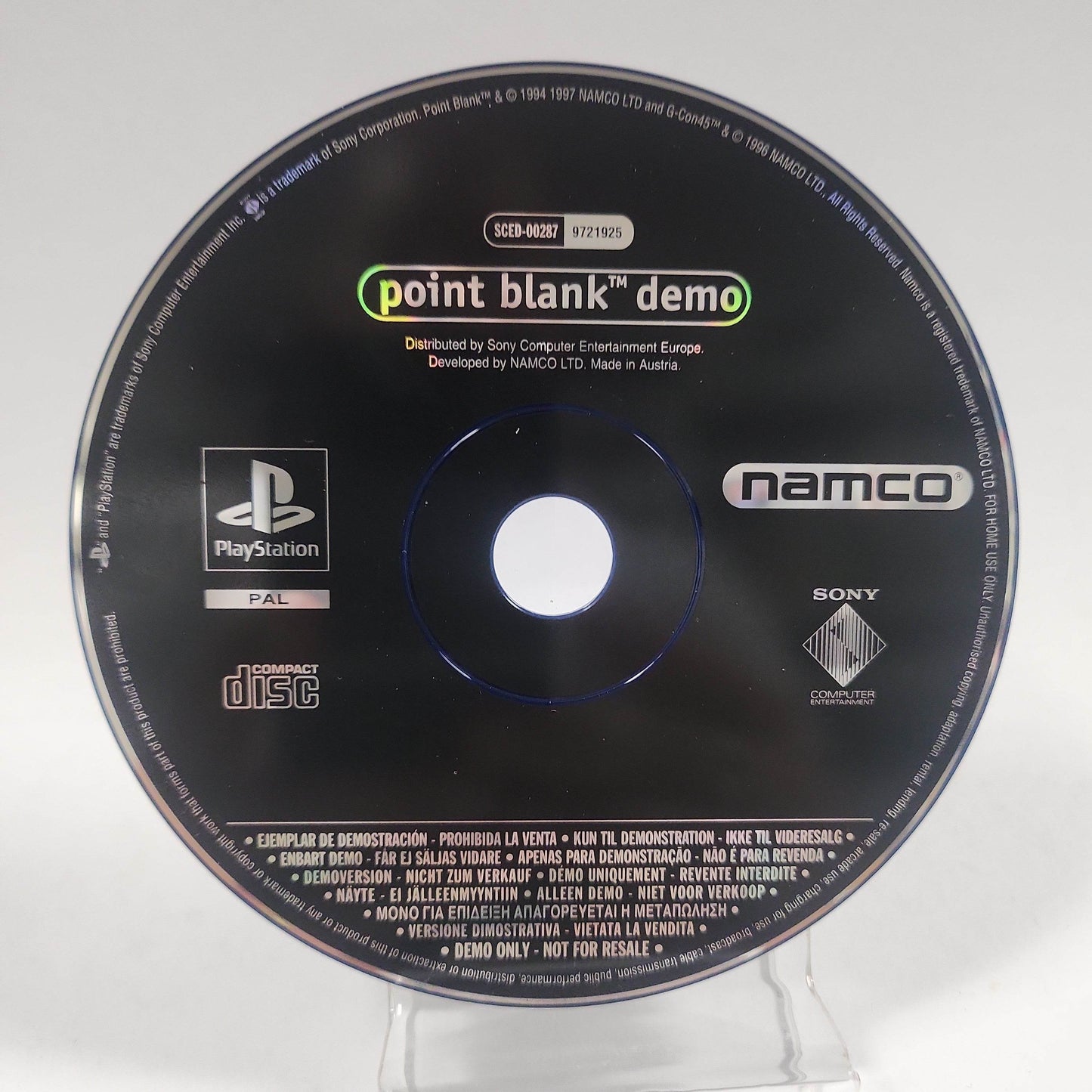 Point Blank Demo (Disc Only) Playstation 1 - Feniks Gameshop
