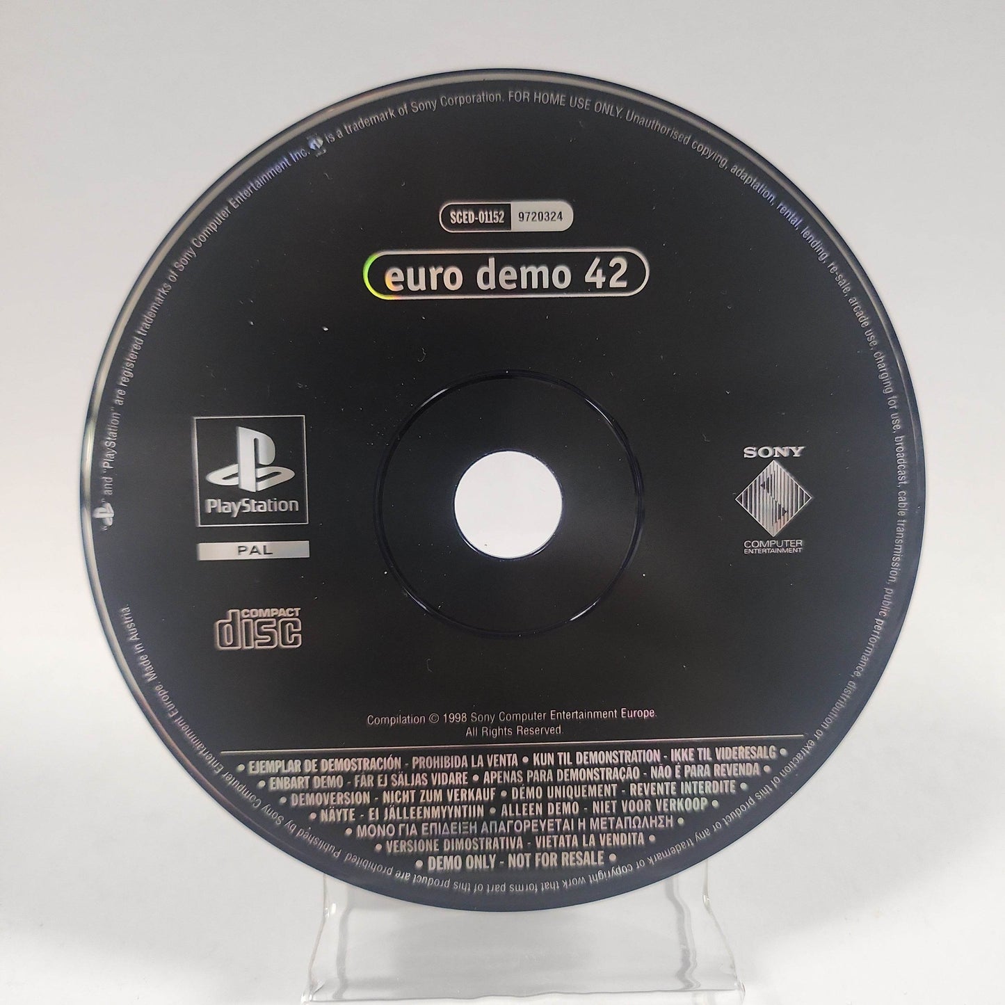 Euro Demo 42 (Disc Only) PlayStation 1 - Feniks Gameshop