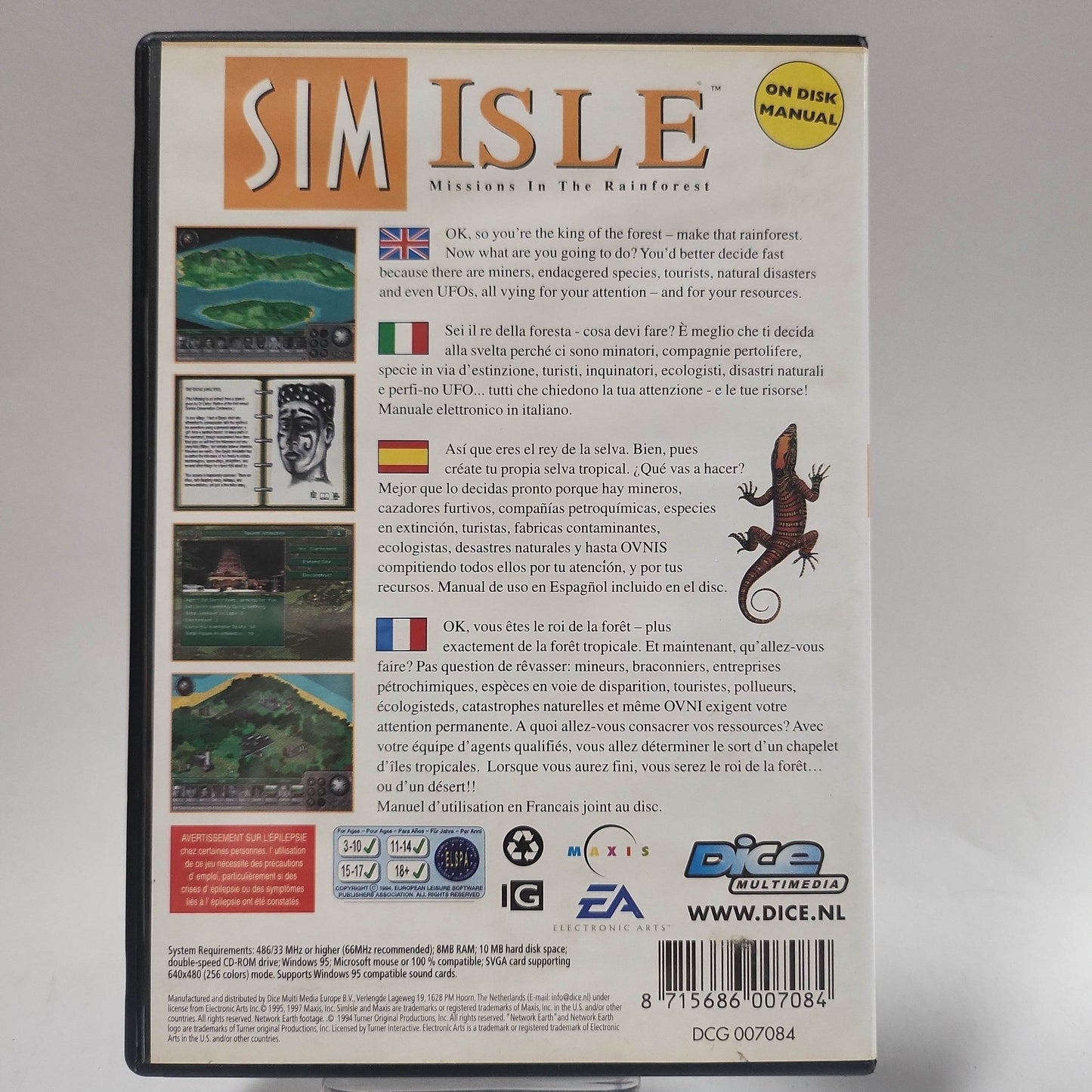 Sim Isle (No Book) PC - Feniks Gameshop