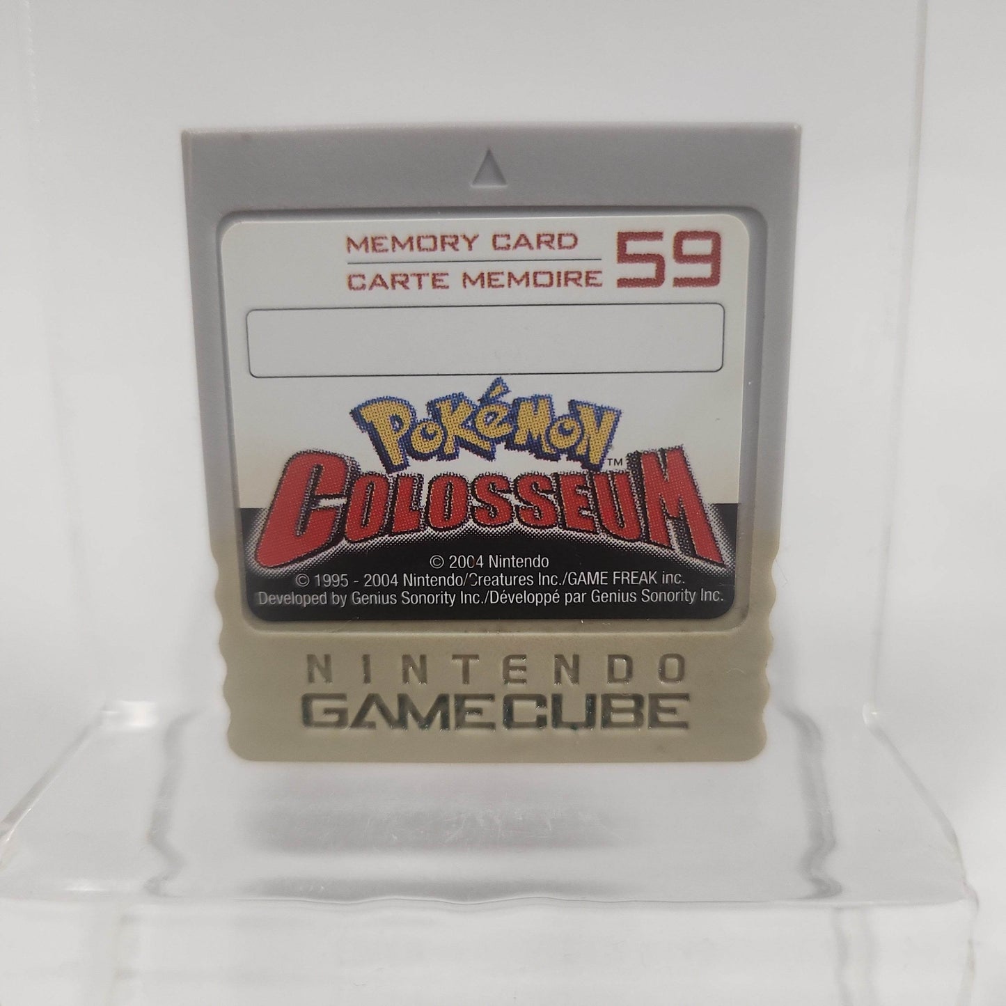 Pokemon Colosseum Memorycard 59 Nintendo Gamecube - Feniks Gameshop