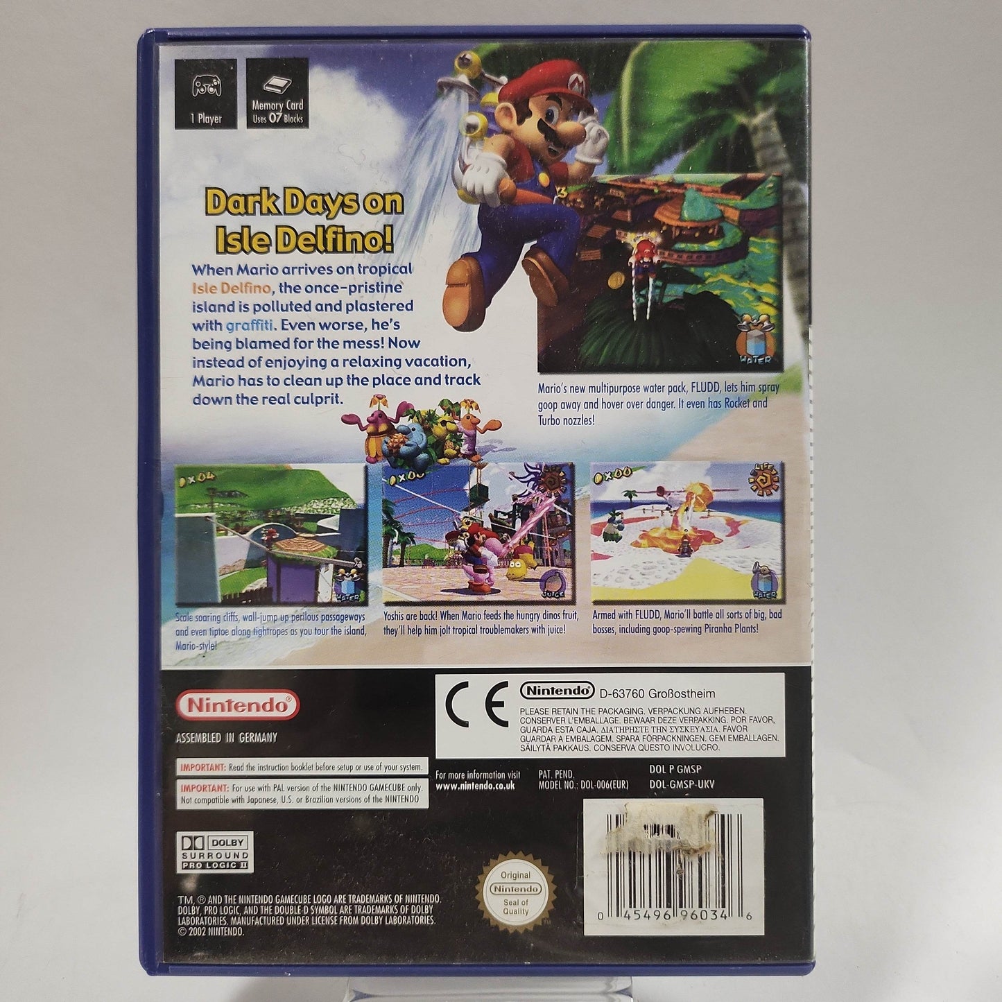 Super Mario Sunshine (No Book) Nintendo Gamecube - Feniks Gameshop