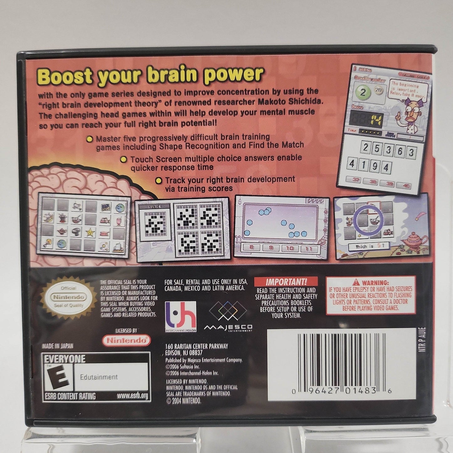 Brain Boost Bèta Wave American Edition Nintendo DS - Feniks Gameshop