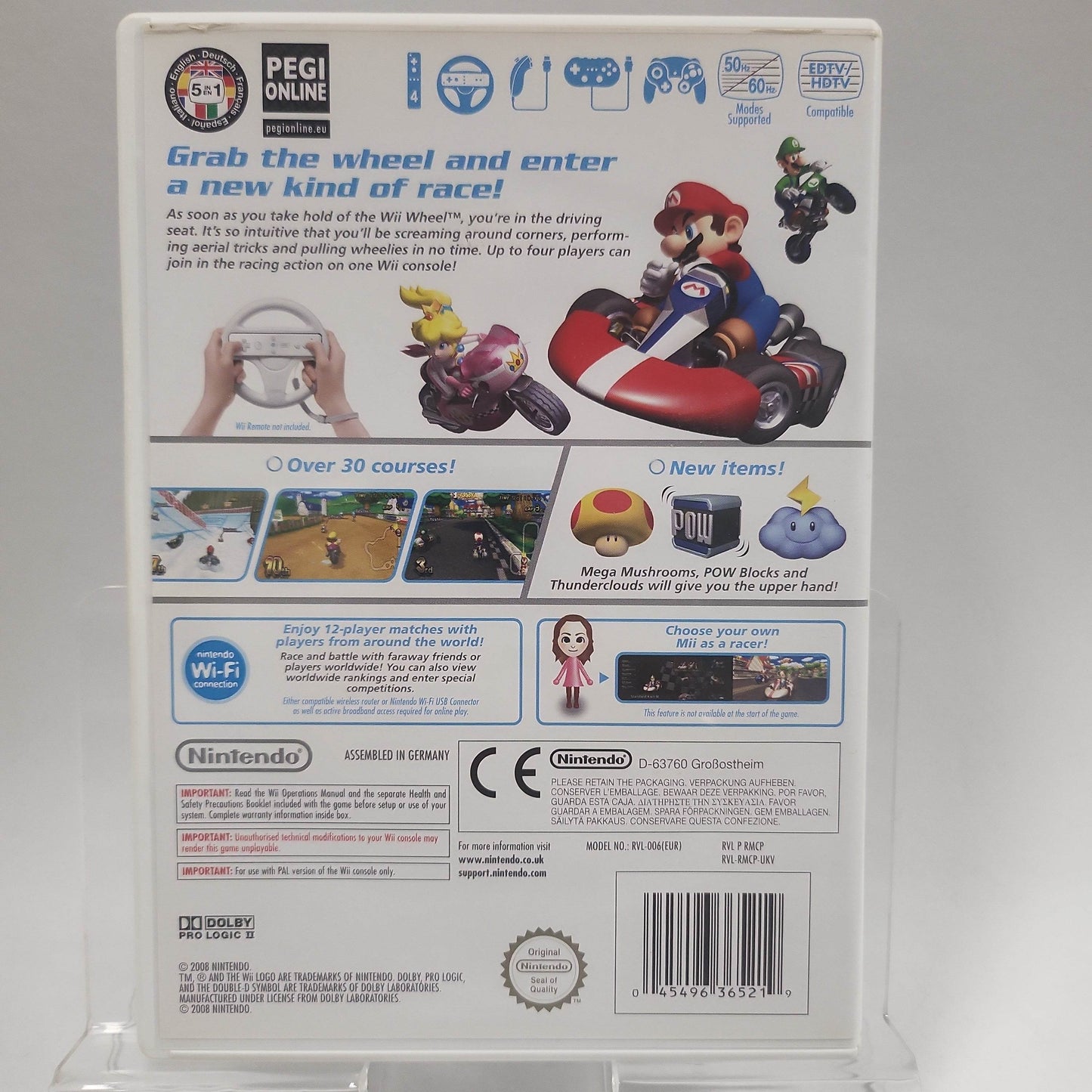 Mario Kart Wii + Stuur Boxed Nintendo Wii - Feniks Gameshop