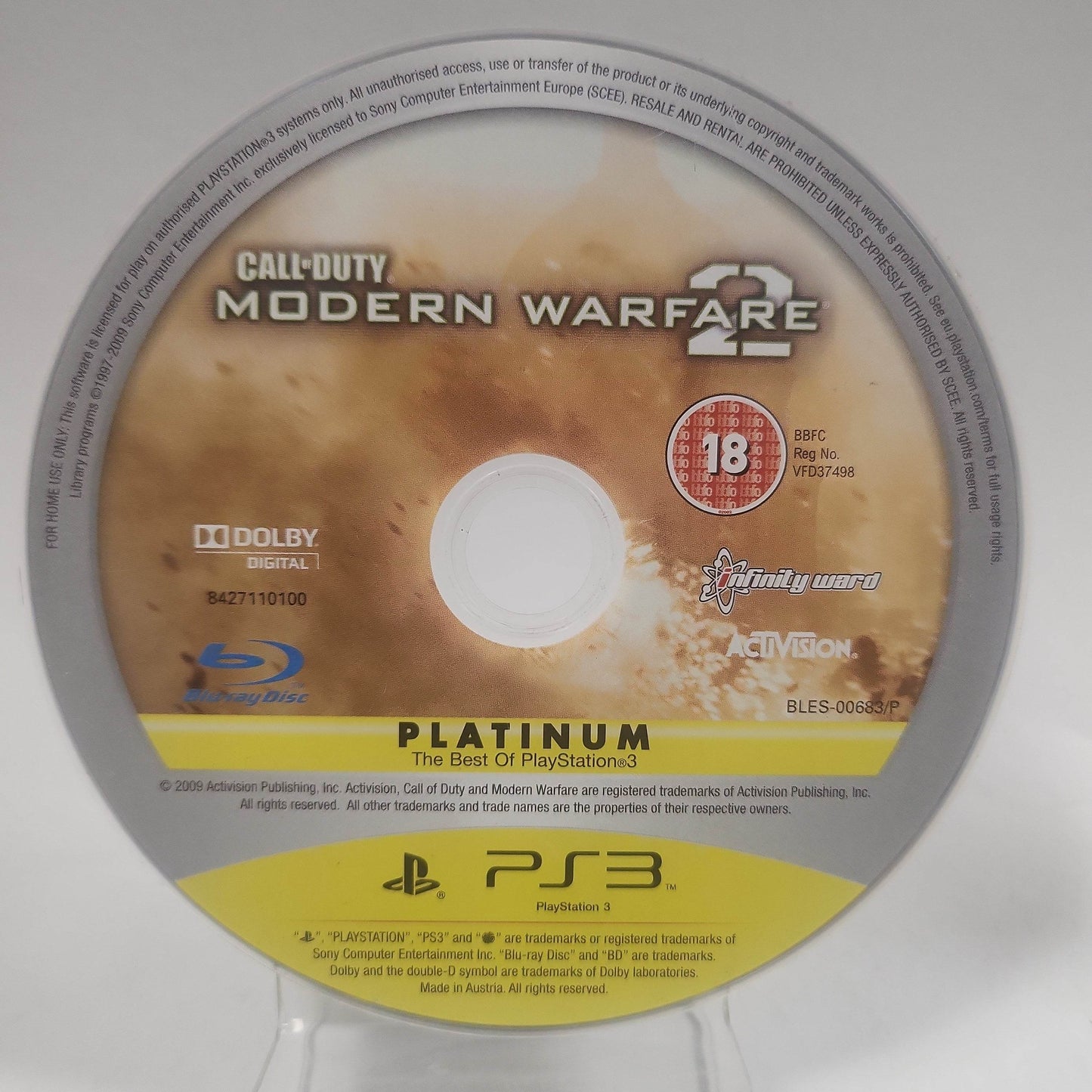Call of Duty Modern Warfare 2 Platinum (Disc Only) PS3 - Feniks Gameshop