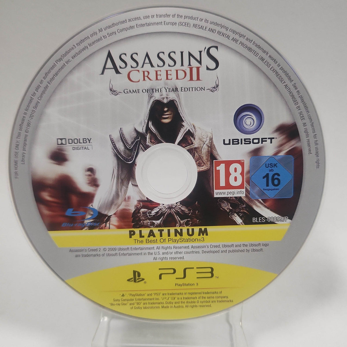 Assassin's Creed II Platinum (Disc Only) PlayStation 3 - Feniks Gameshop