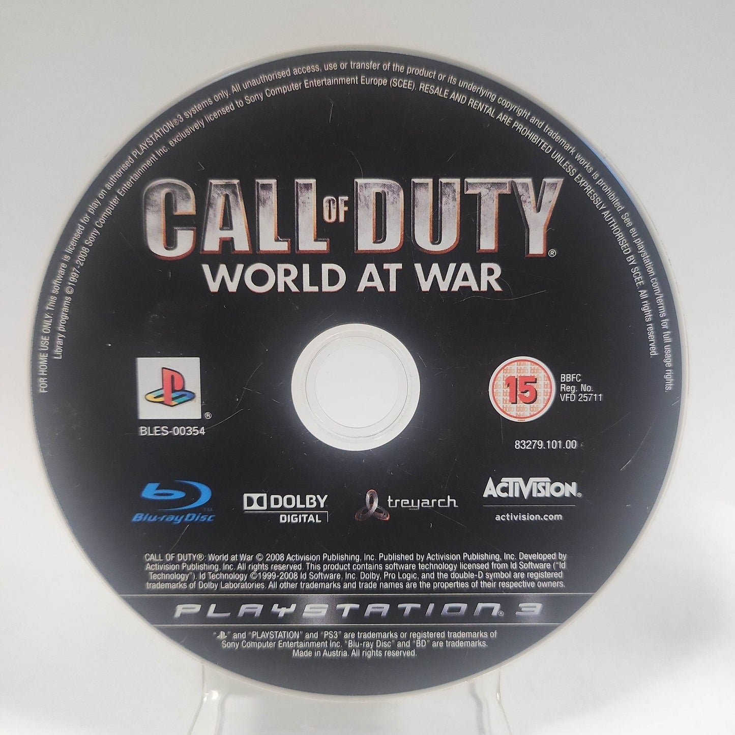 Call of Duty World at War (Disc Only) PlayStation 3 - Feniks Gameshop