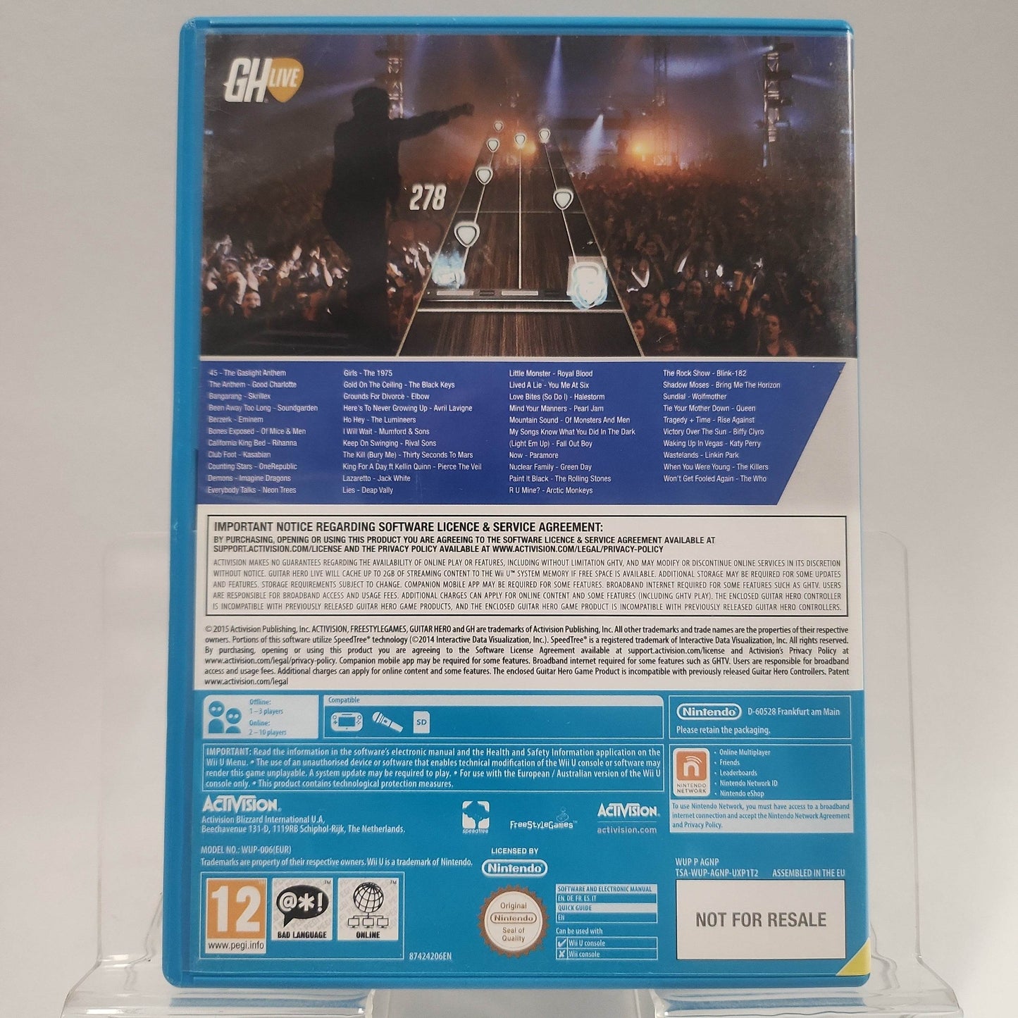 Guitar Hero Live Nintendo Wii U - Feniks Gameshop