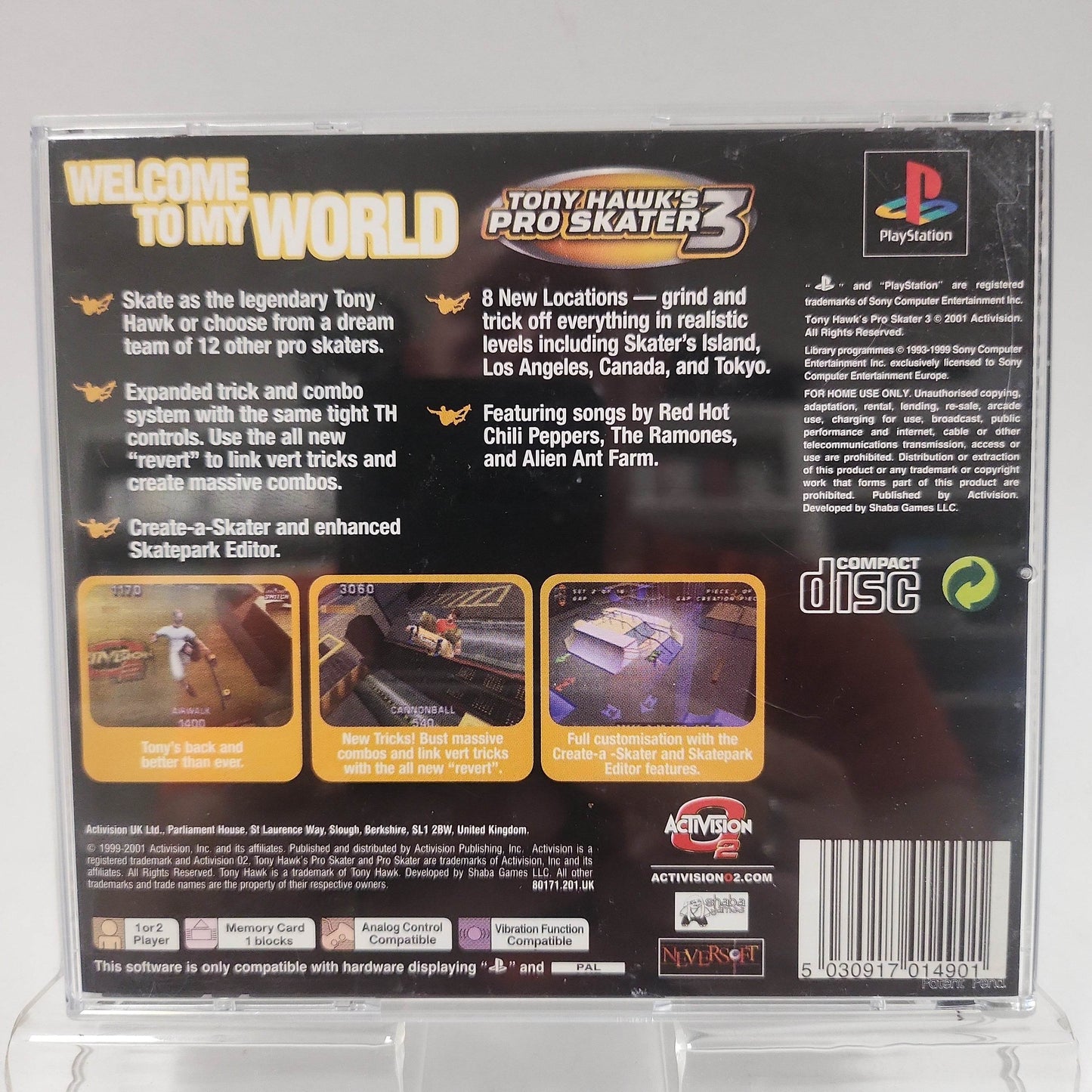 Tony Hawk's Pro Skater 3 (No Book) Playstation 1 - Feniks Gameshop