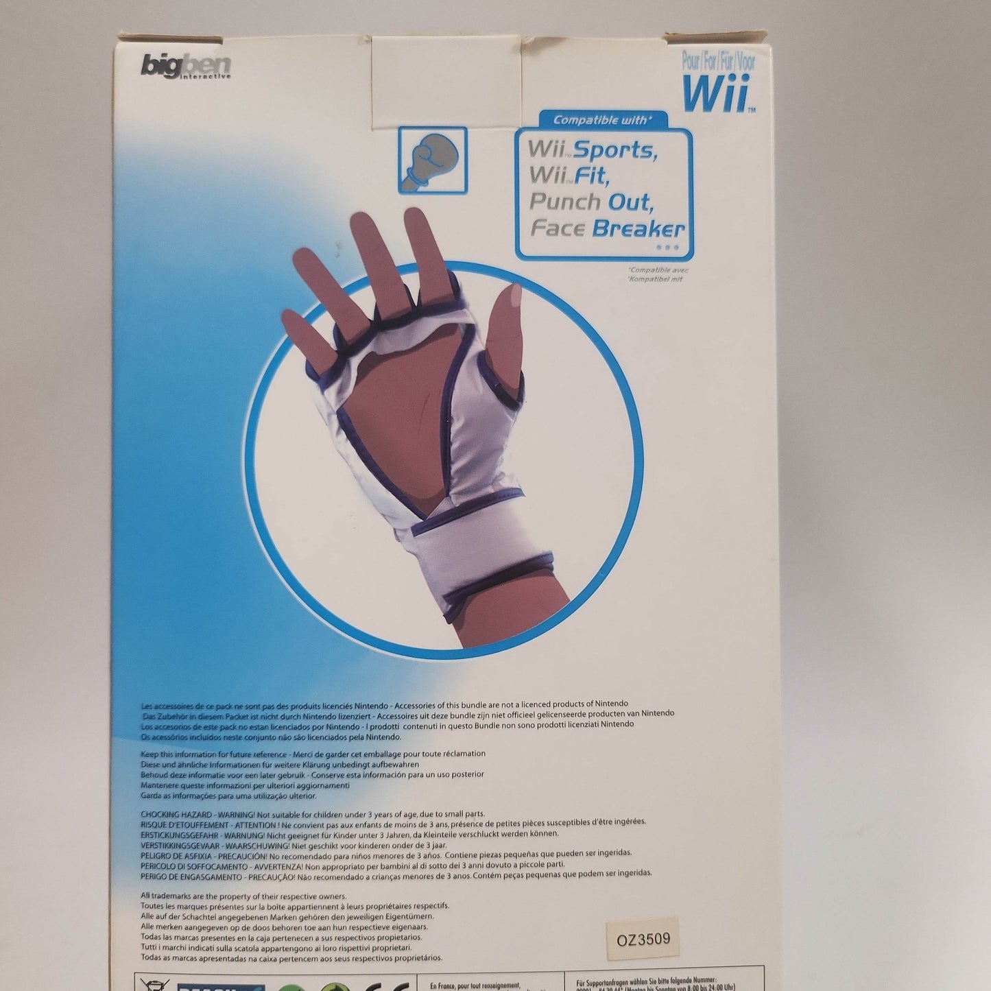 Boxing Gloves Boxed Nintendo Wii - Feniks Gameshop