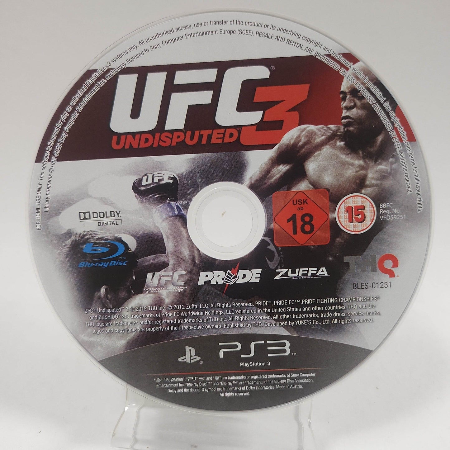 UFC Undisputed 3 (Disc Only) PlayStation 3 - Feniks Gameshop