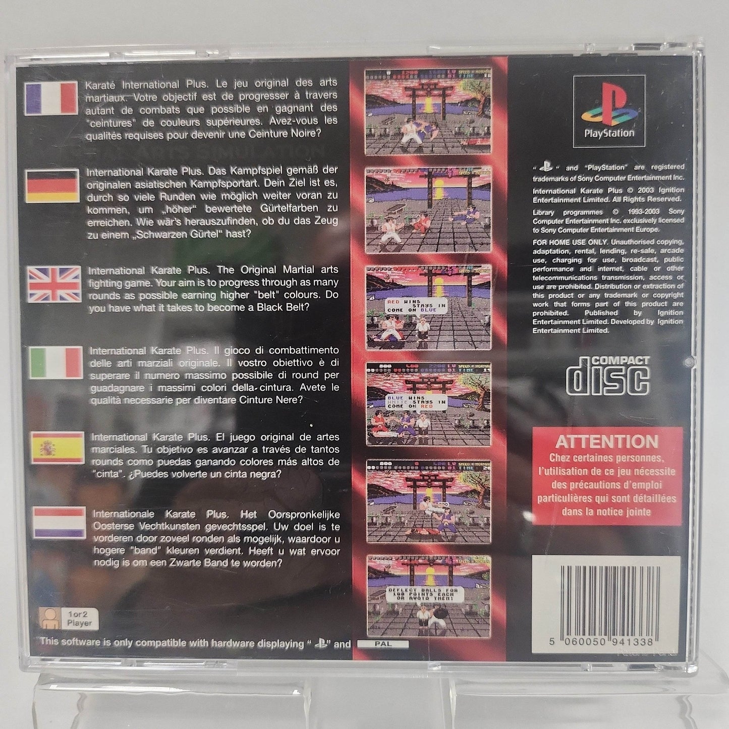 International Karate+ Playstation 1 - Feniks Gameshop