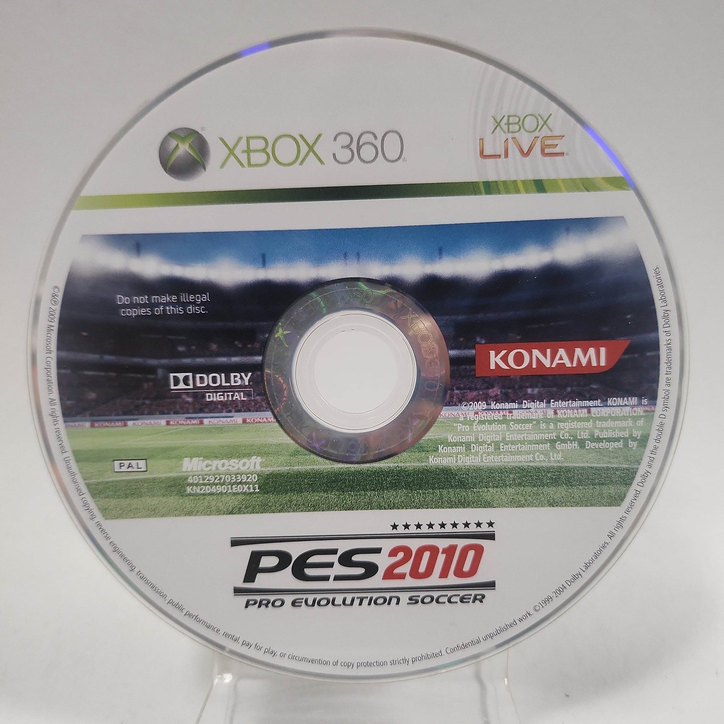 Pro Evolution Soccer 2010 (Disc Only) Xbox 360 - Feniks Gameshop