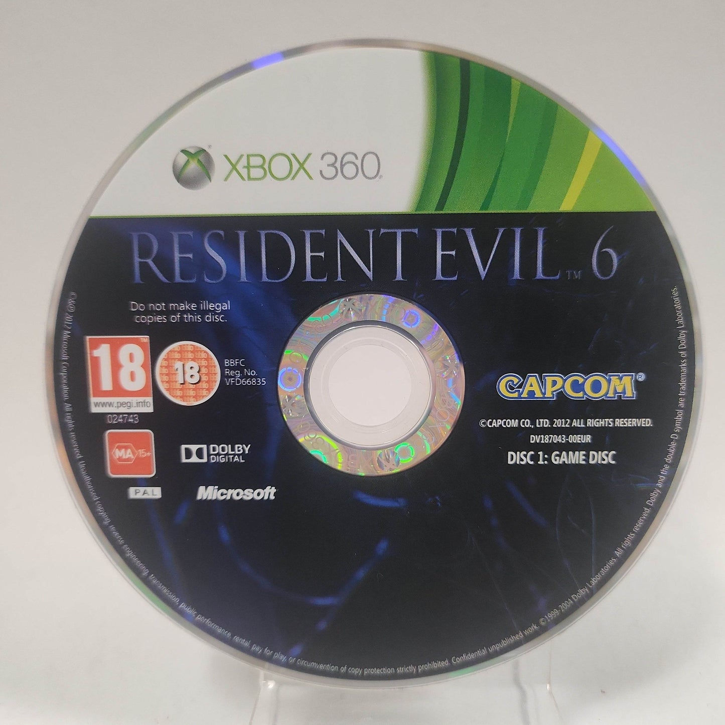Resident Evil 6 (Disc Only) Xbox 360 - Feniks Gameshop