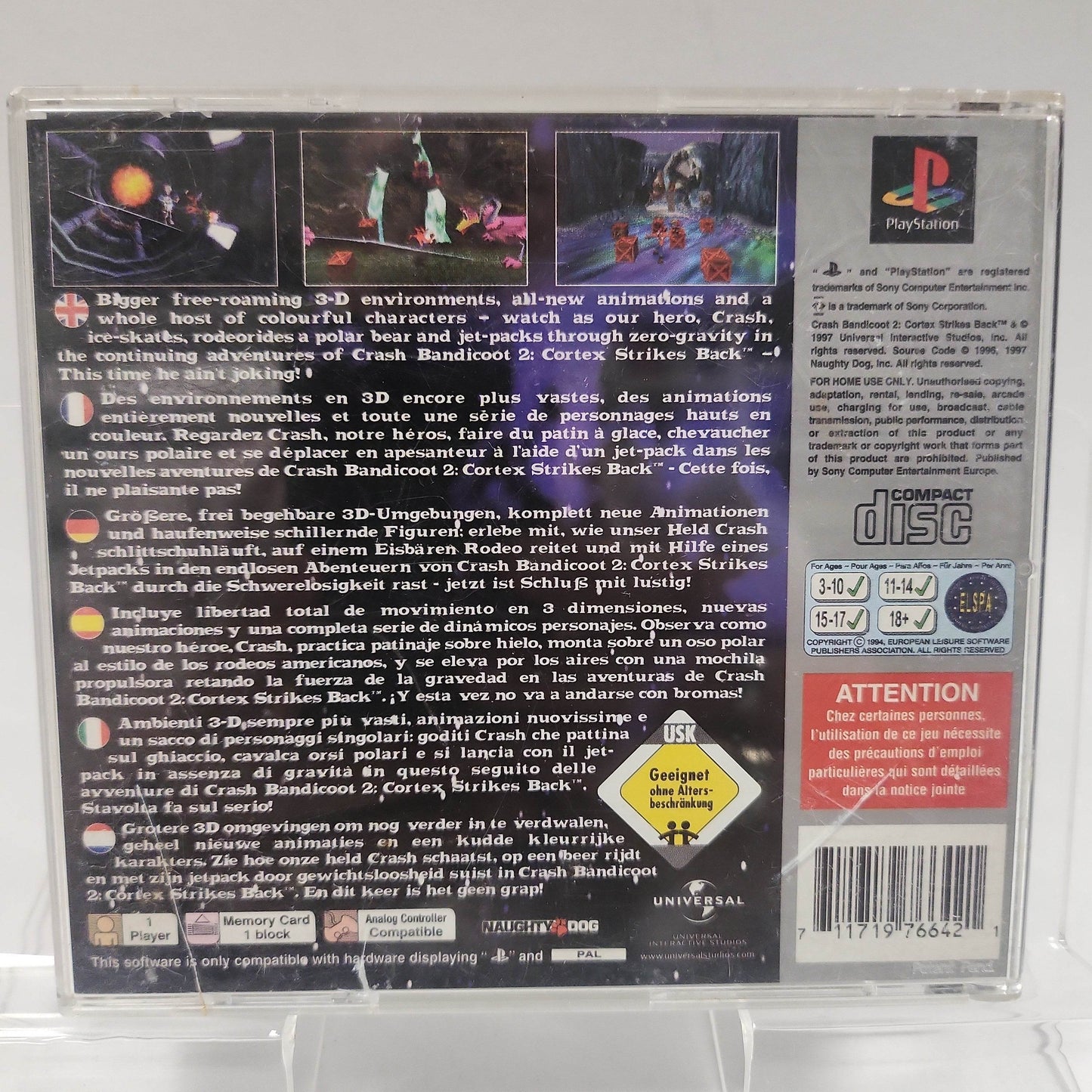Crash Bandicoot 2 Cortex Strikes Back Platinum PS1 - Feniks Gameshop