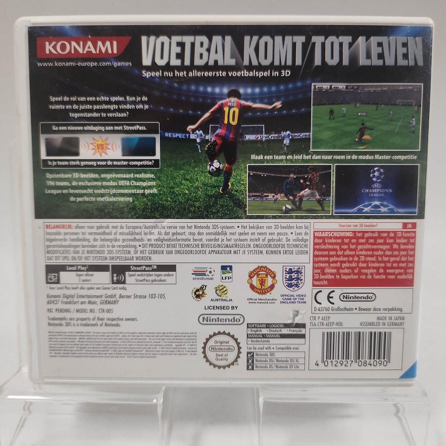 Pro Evolution Soccer 3D 2011 Nintendo 3DS - Feniks Gameshop