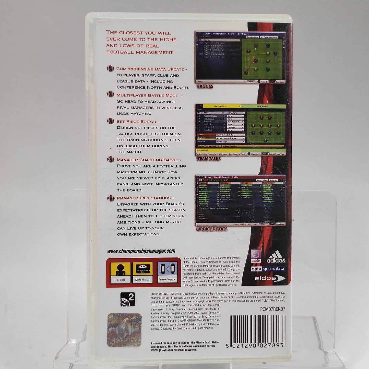 Championship Manager 2007 Playstation Portable - Feniks Gameshop