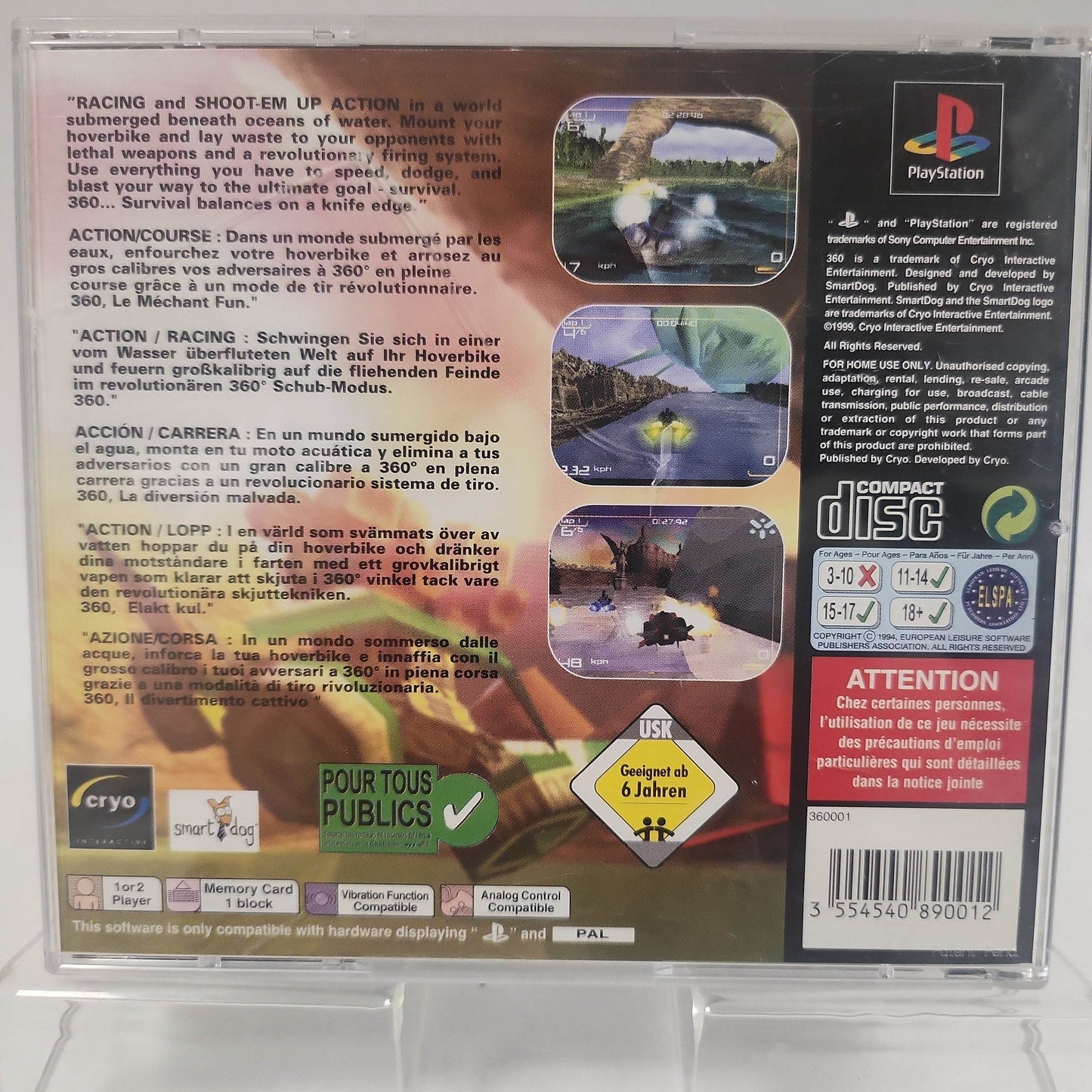 360 Three Sixty Playstation 1 - Feniks Gameshop