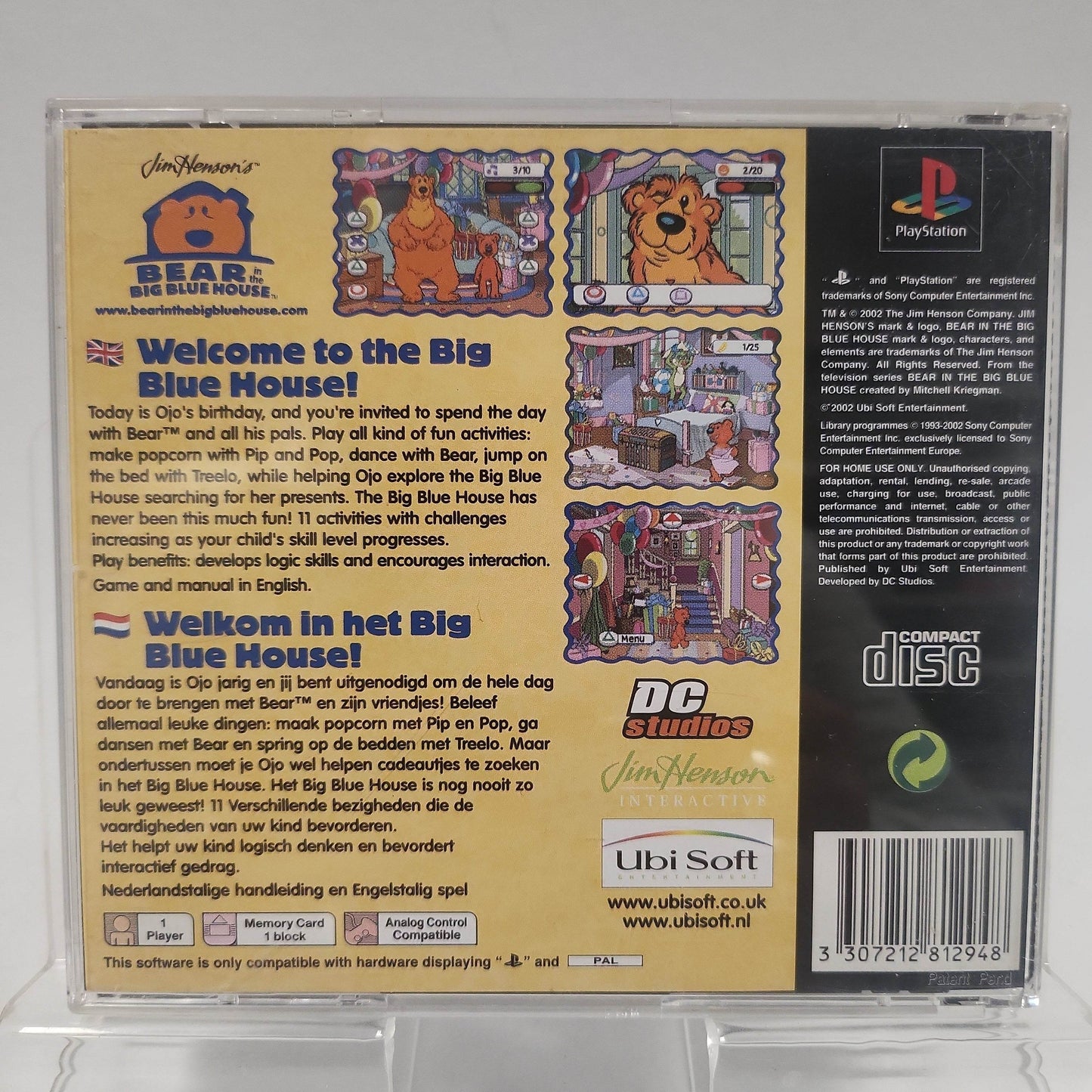 Bear in the Big Blue House (No Book) Playstation 1 - Feniks Gameshop