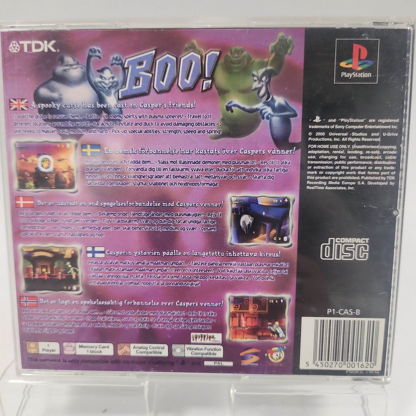 Casper Friends Around the World PS1 - Feniks Gameshop