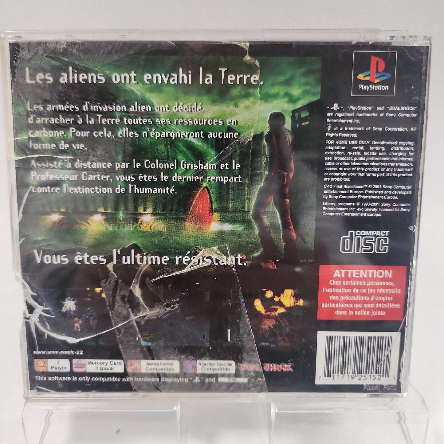 C-12 Final Resistance (Bad case) PlayStation 1 - Feniks Gameshop