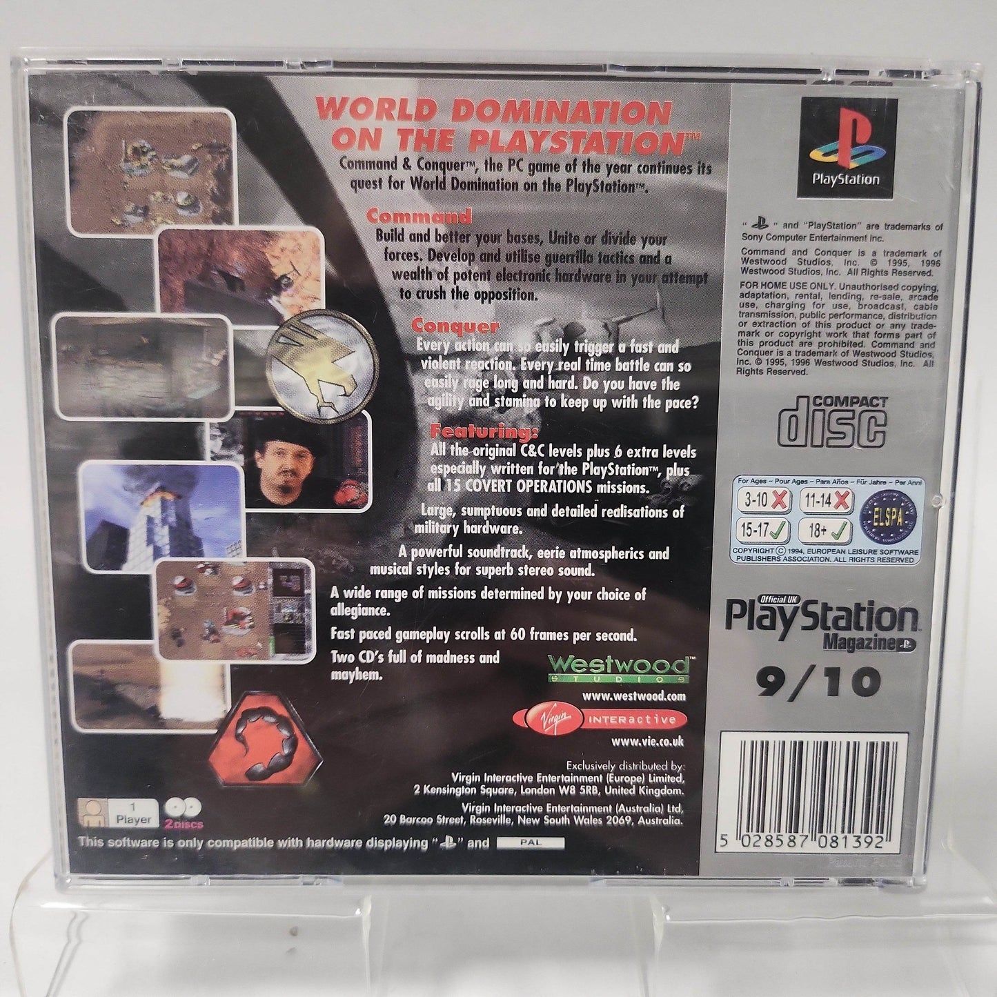 Command & Conquer Platinum Playstation 1 - Feniks Gameshop