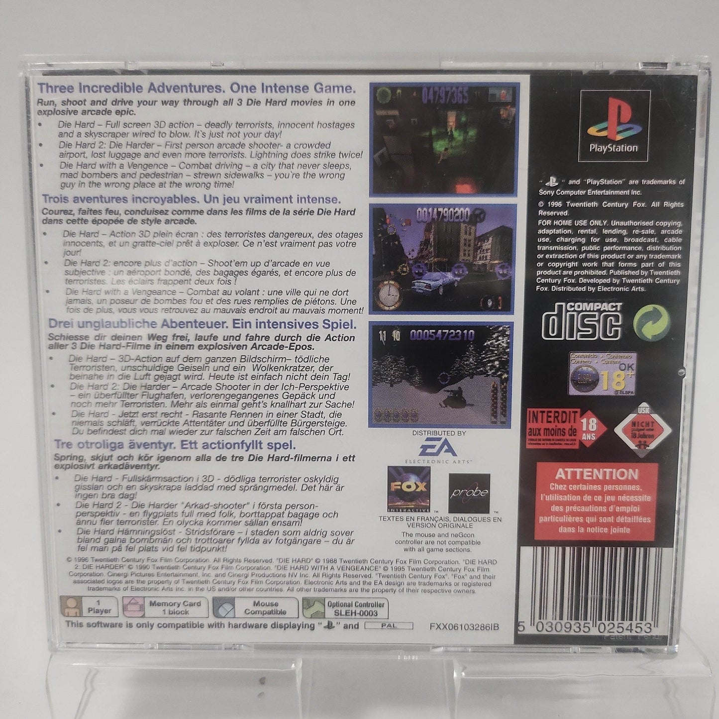 Die Hard Trilogy Classics Playstation 1 - Feniks Gameshop