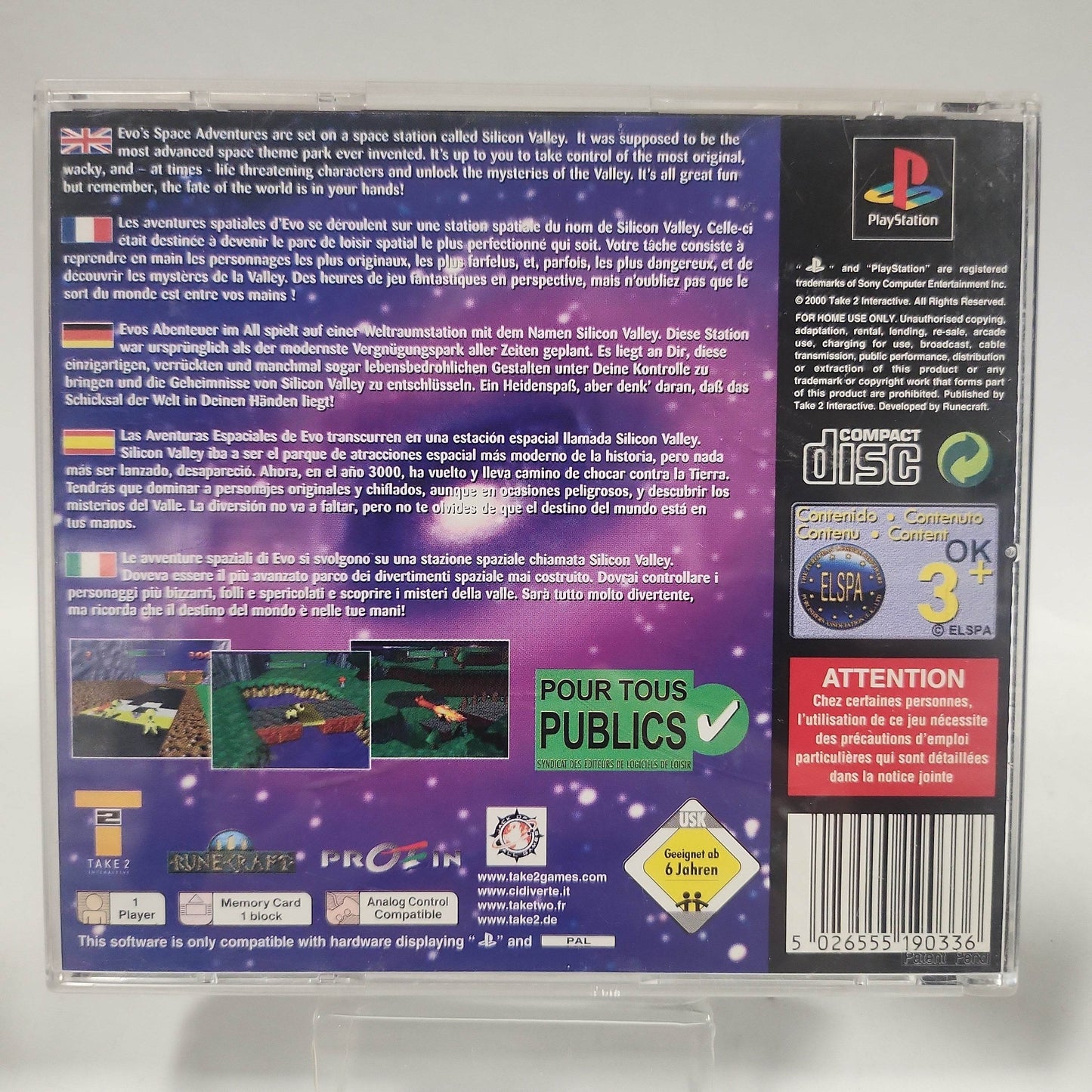 Evo's Space Adventures (No Book) Playstation 1 - Feniks Gameshop