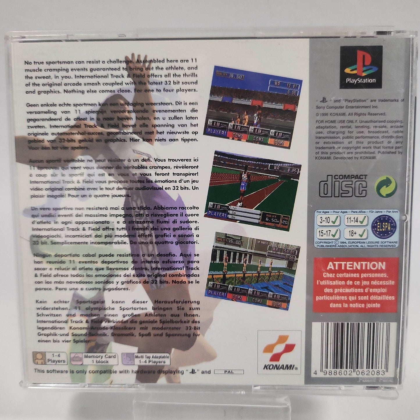 International Track & Field Platinum (No book) PlayStation 1 - Feniks Gameshop