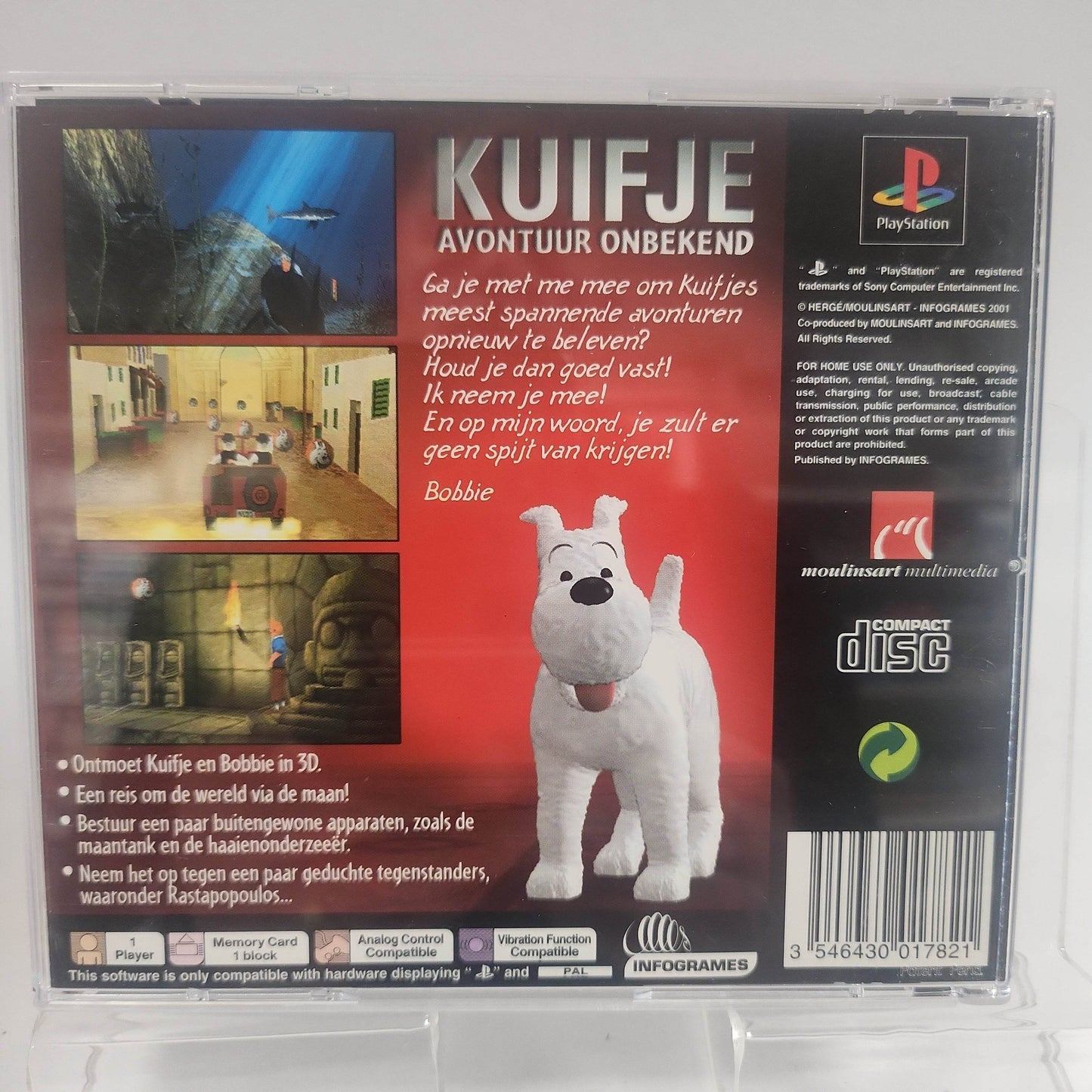 Kuifje - Avontuur Onbekend Playstation 1 - Feniks Gameshop