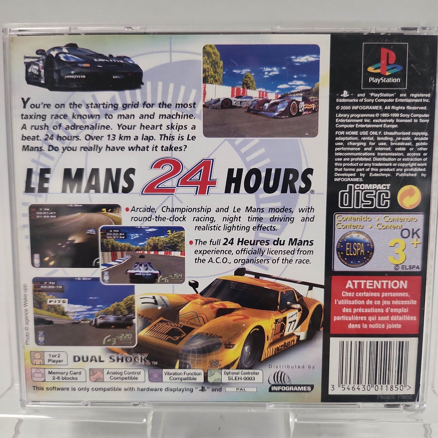 Le Mans 24 Hours Best of Infogrames Playstation 1 - Feniks Gameshop