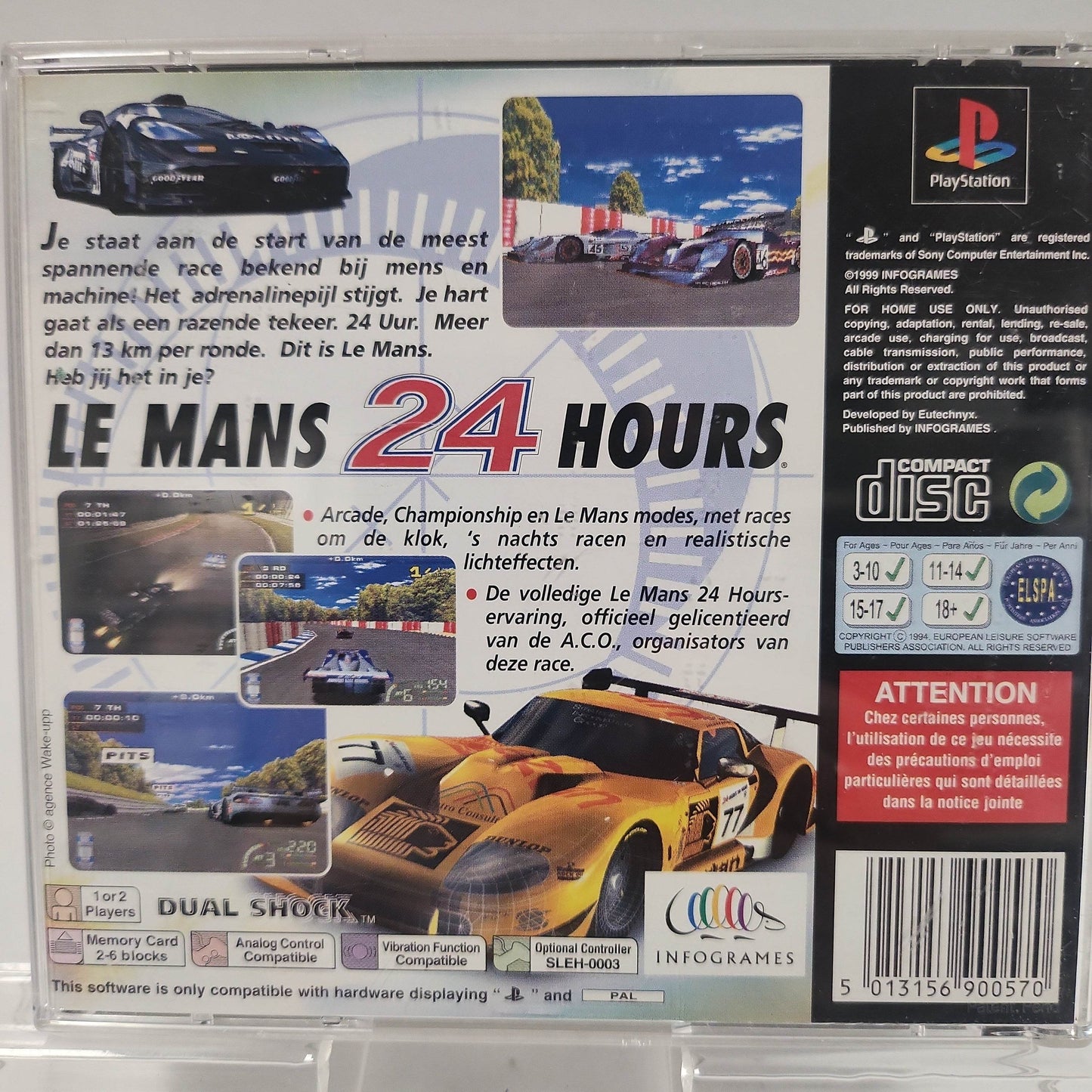 Le Mans 24 Hours Playstation 1 - Feniks Gameshop