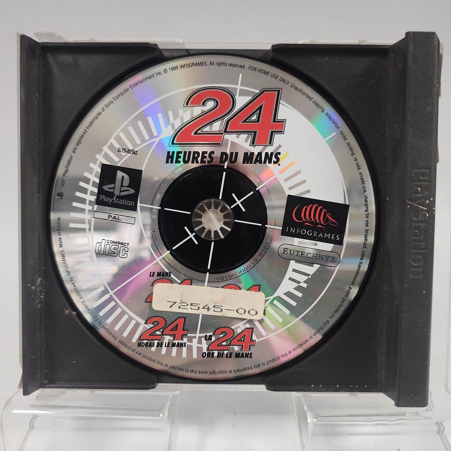 Le Mans 24 Hours (No Book, Only backcover) PlayStation 1 - Feniks Gameshop