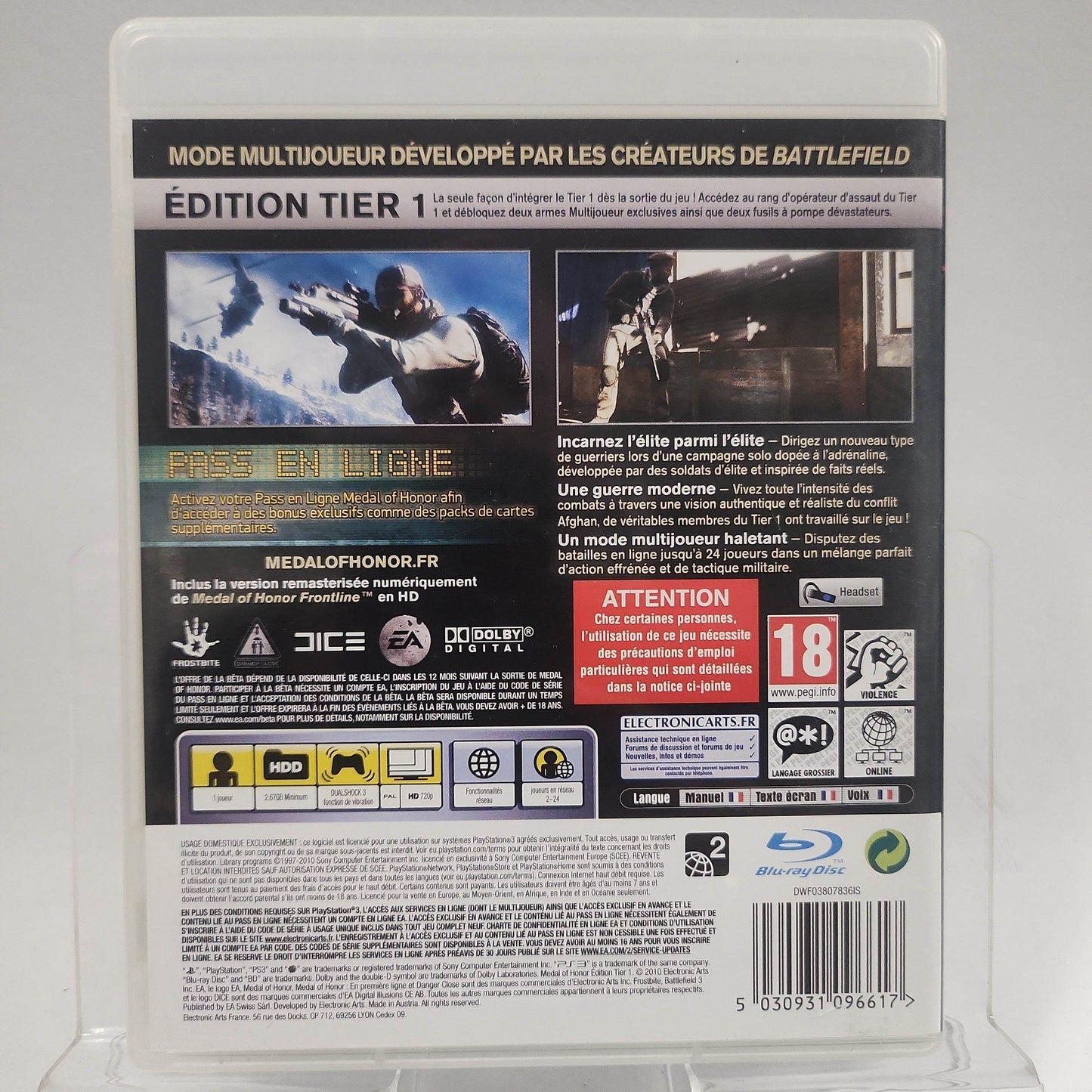 Medal of Honor Tier 1 Edition Playstation 3 - Feniks Gameshop