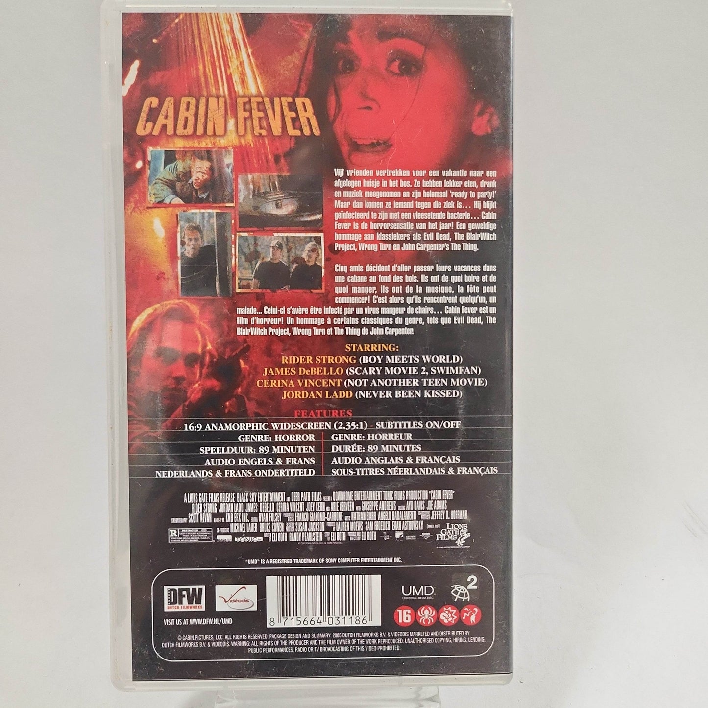 Cabin Fever UMD Video Playstation Portable - Feniks Gameshop