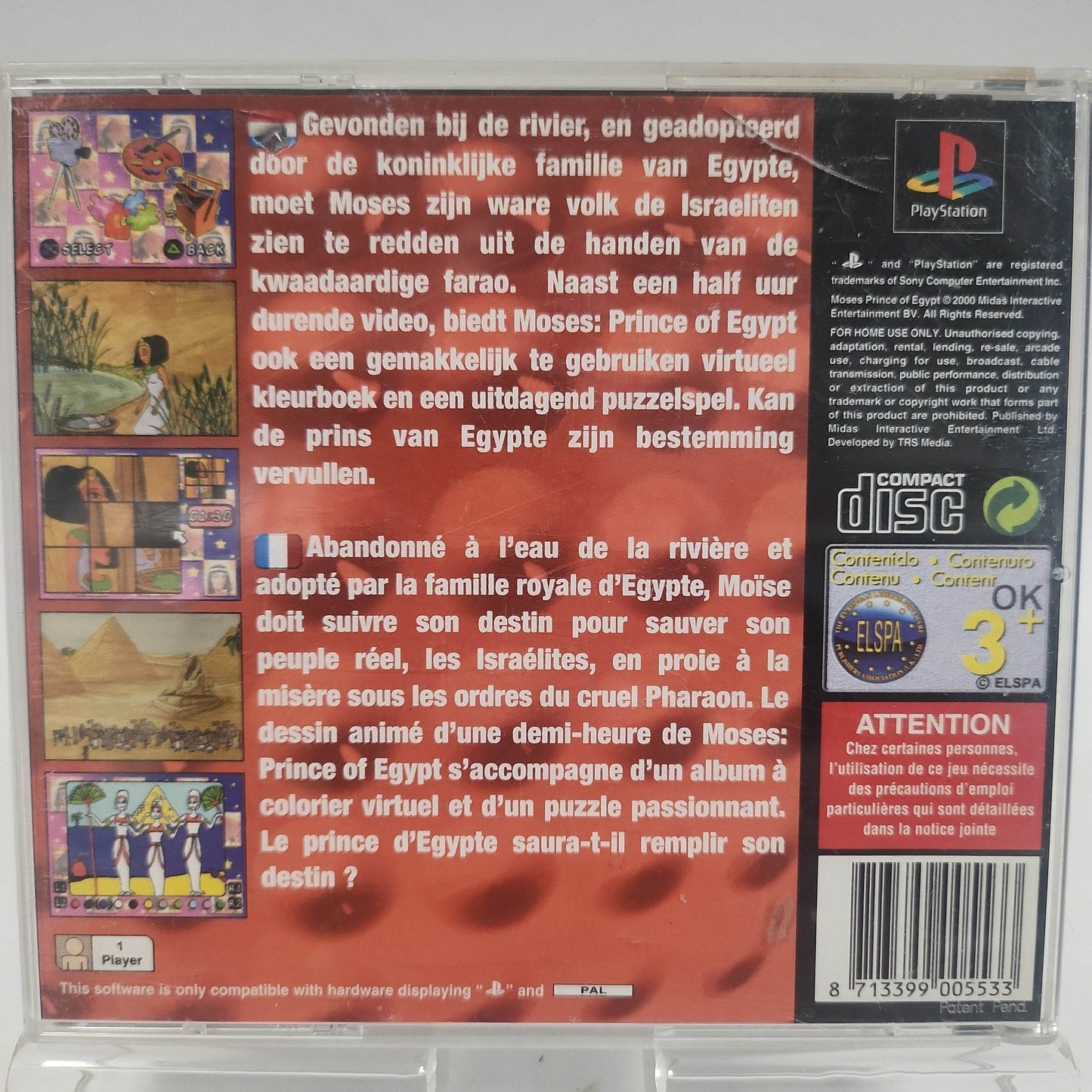 Moses Prince of Egypt Value Series Playstation 1 - Feniks Gameshop