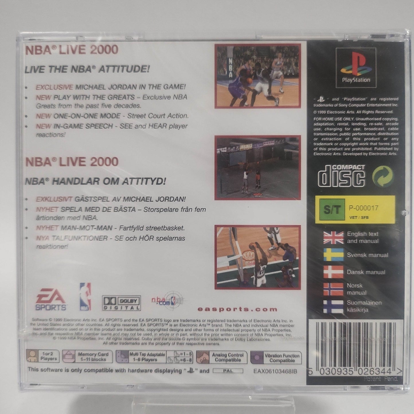 NBA Live 2000 geseald Playstation 1 - Feniks Gameshop