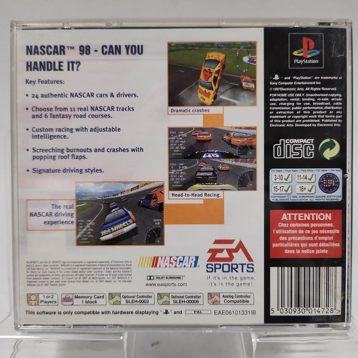 Nascar 98 Playstation 1 - Feniks Gameshop