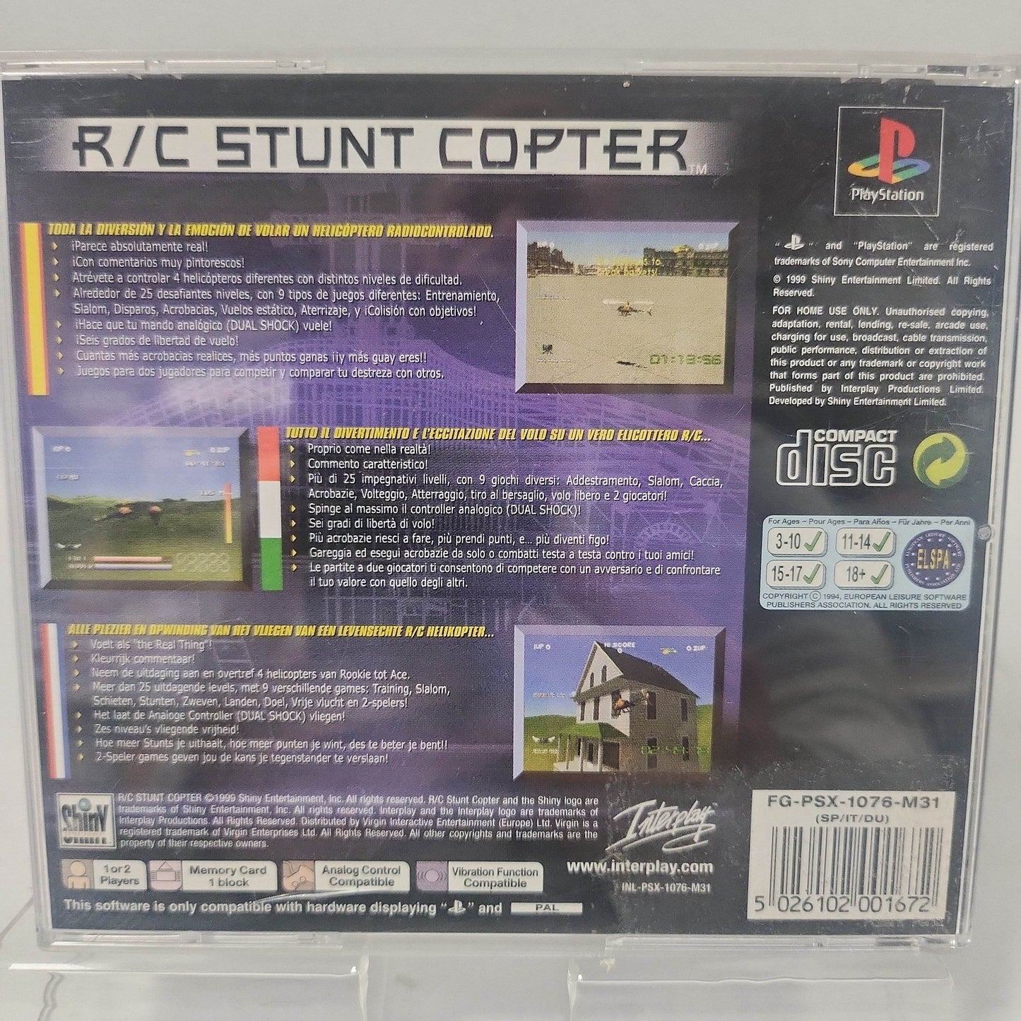 R/C Stunt Copter Playstation 1 - Feniks Gameshop